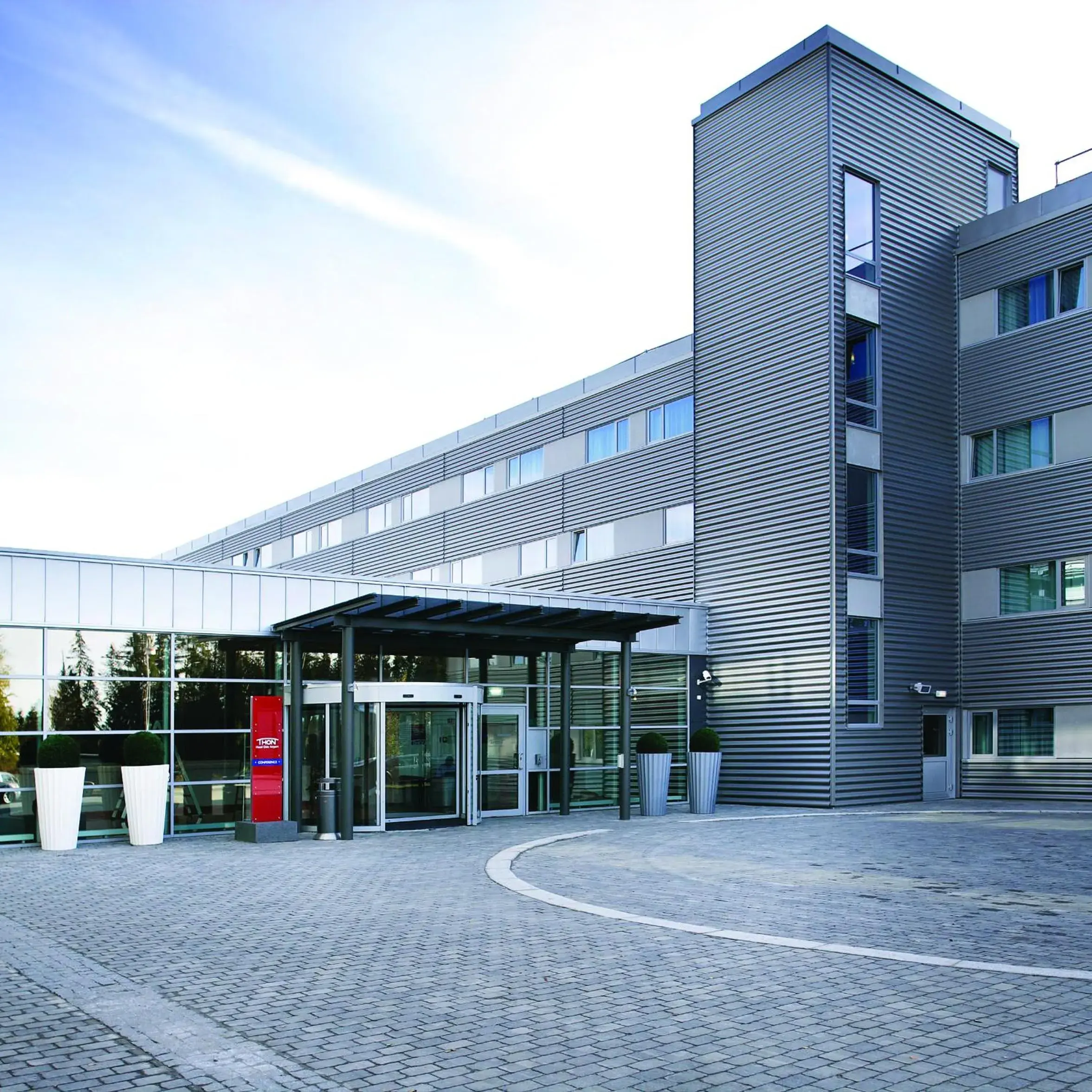 Facade/entrance in Thon Hotel Oslo Airport Facade/entrance in Thon Hotel Oslo Airport