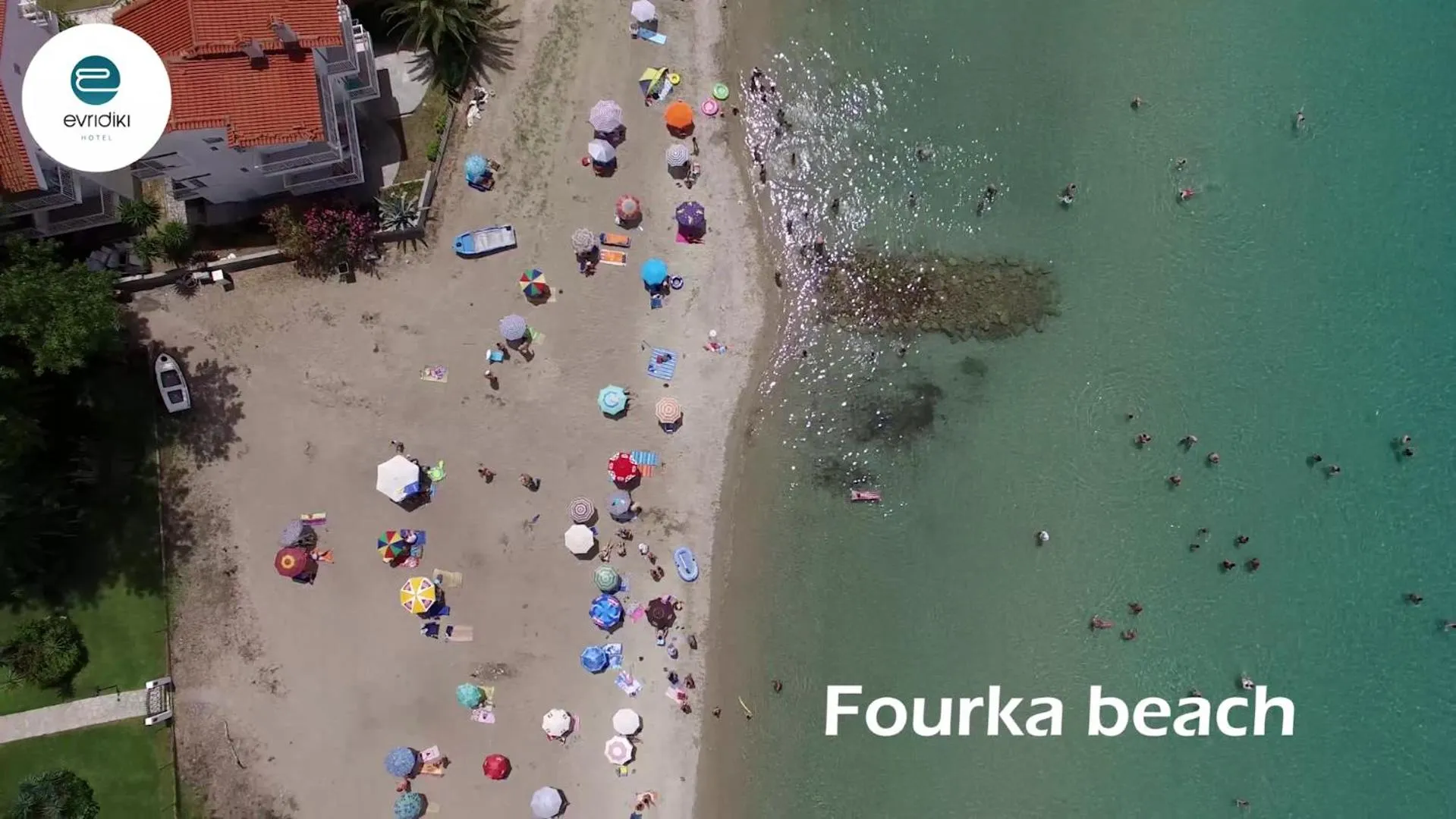 Beach in Evridiki Hotel