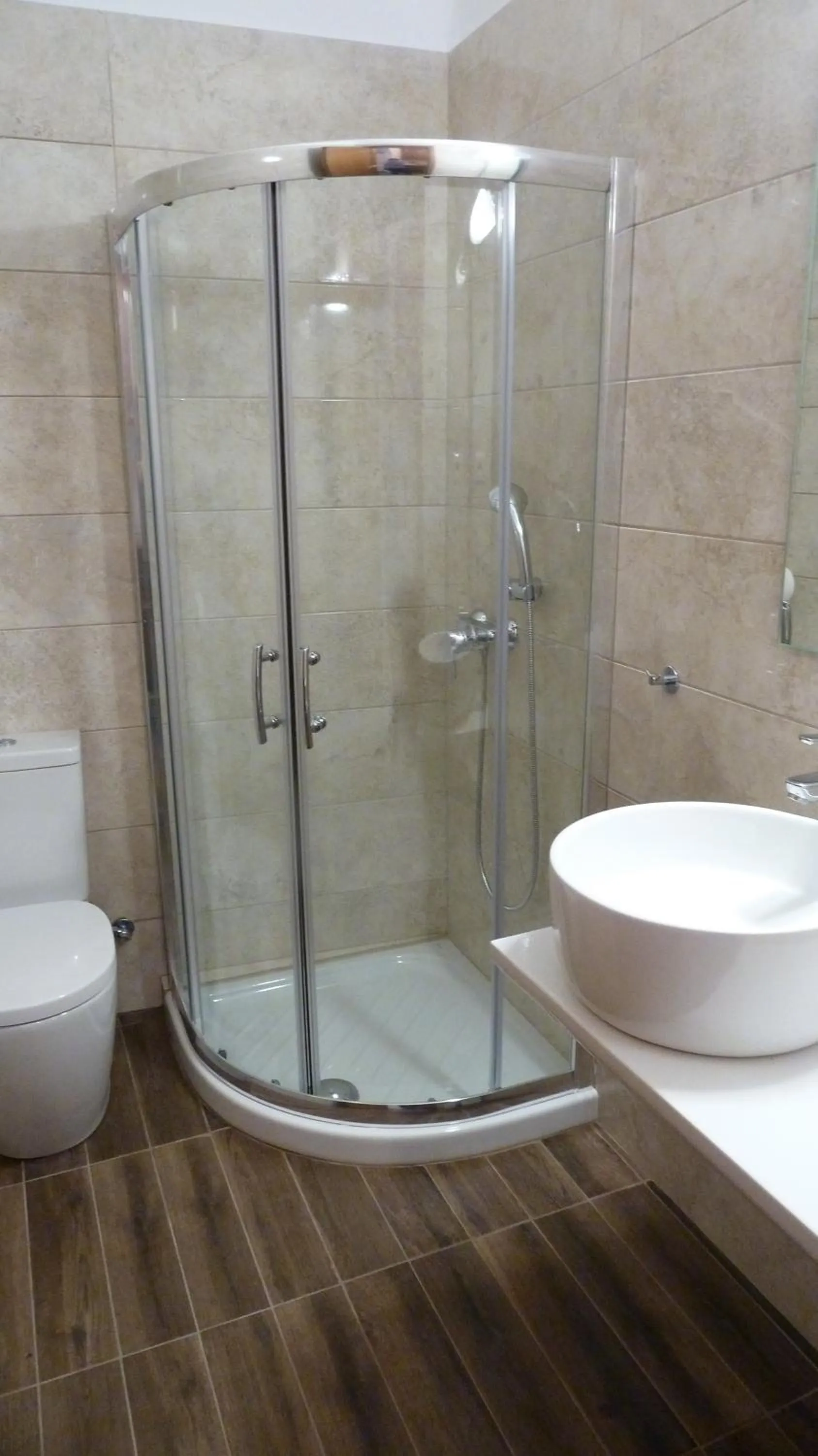 Bathroom in Evridiki Hotel