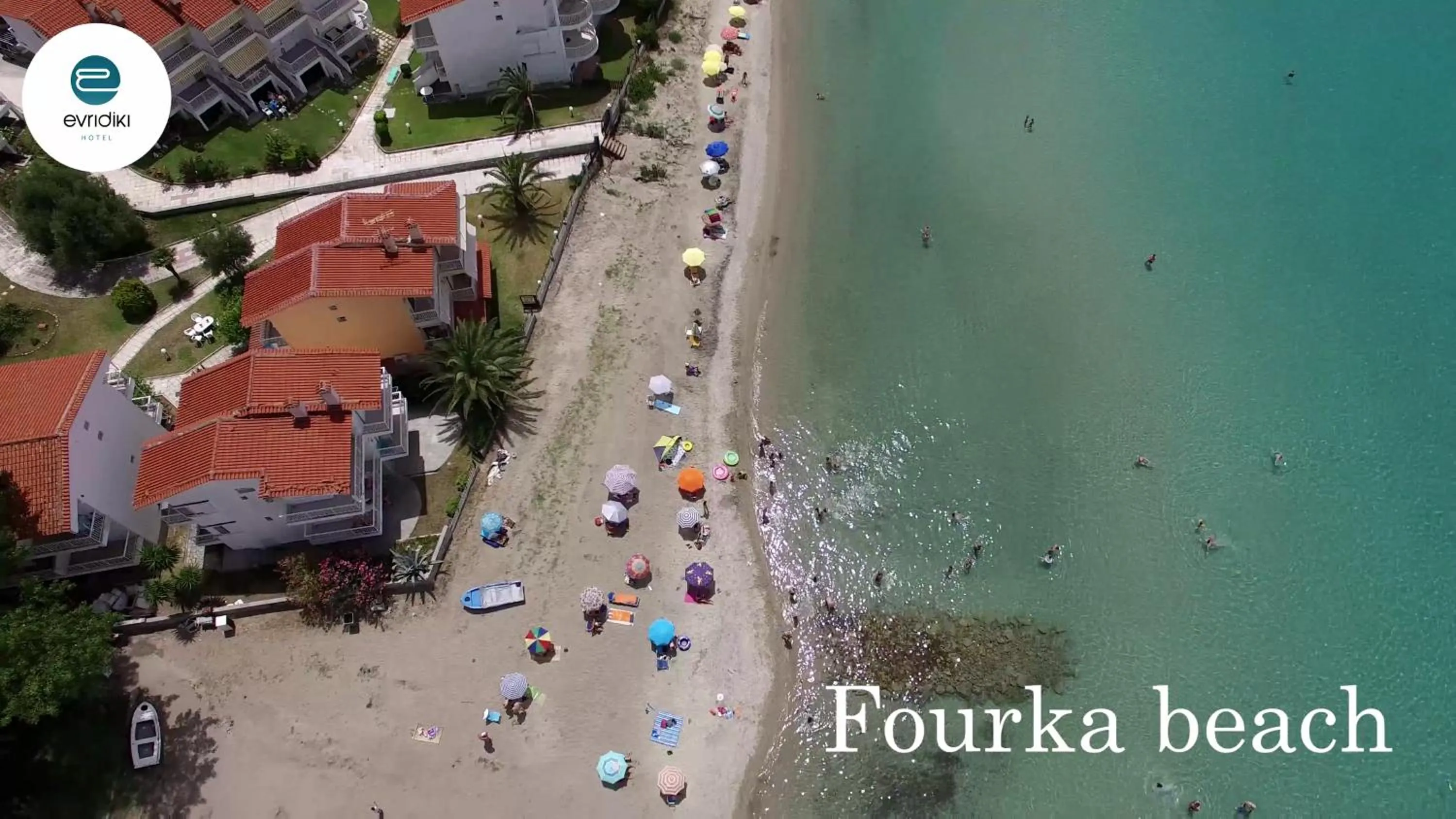 Beach in Evridiki Hotel