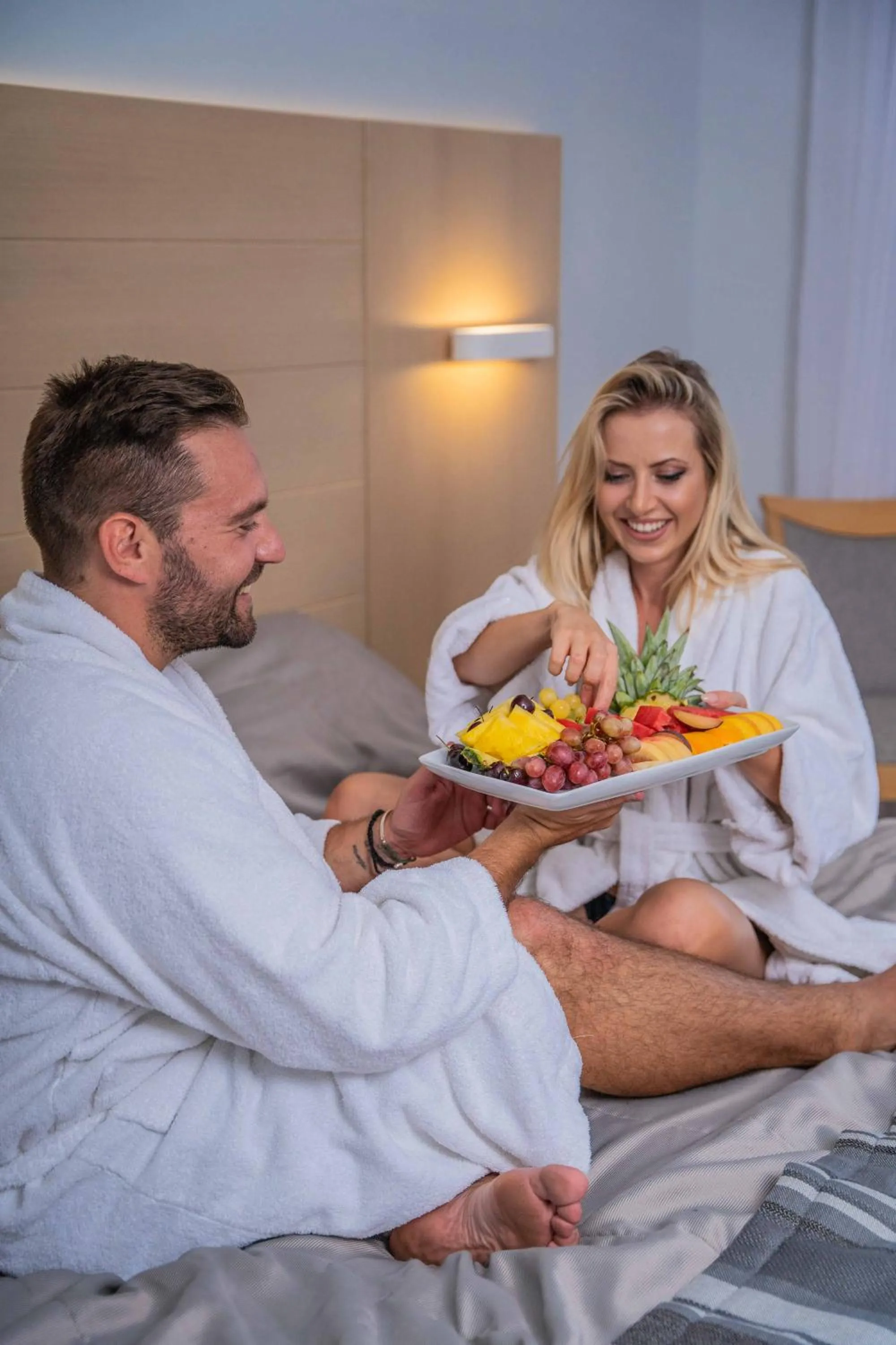 Food, Bed in Grand Hotel Holiday Resort