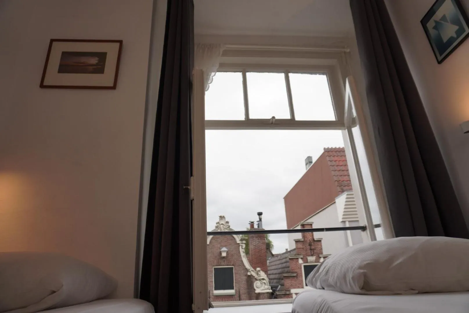 Bed in Hotel Schroder