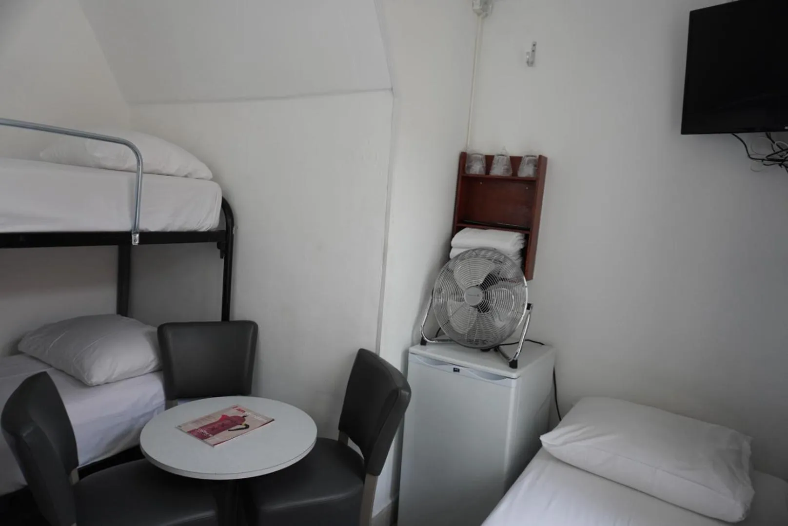 Bed in Hotel Schroder