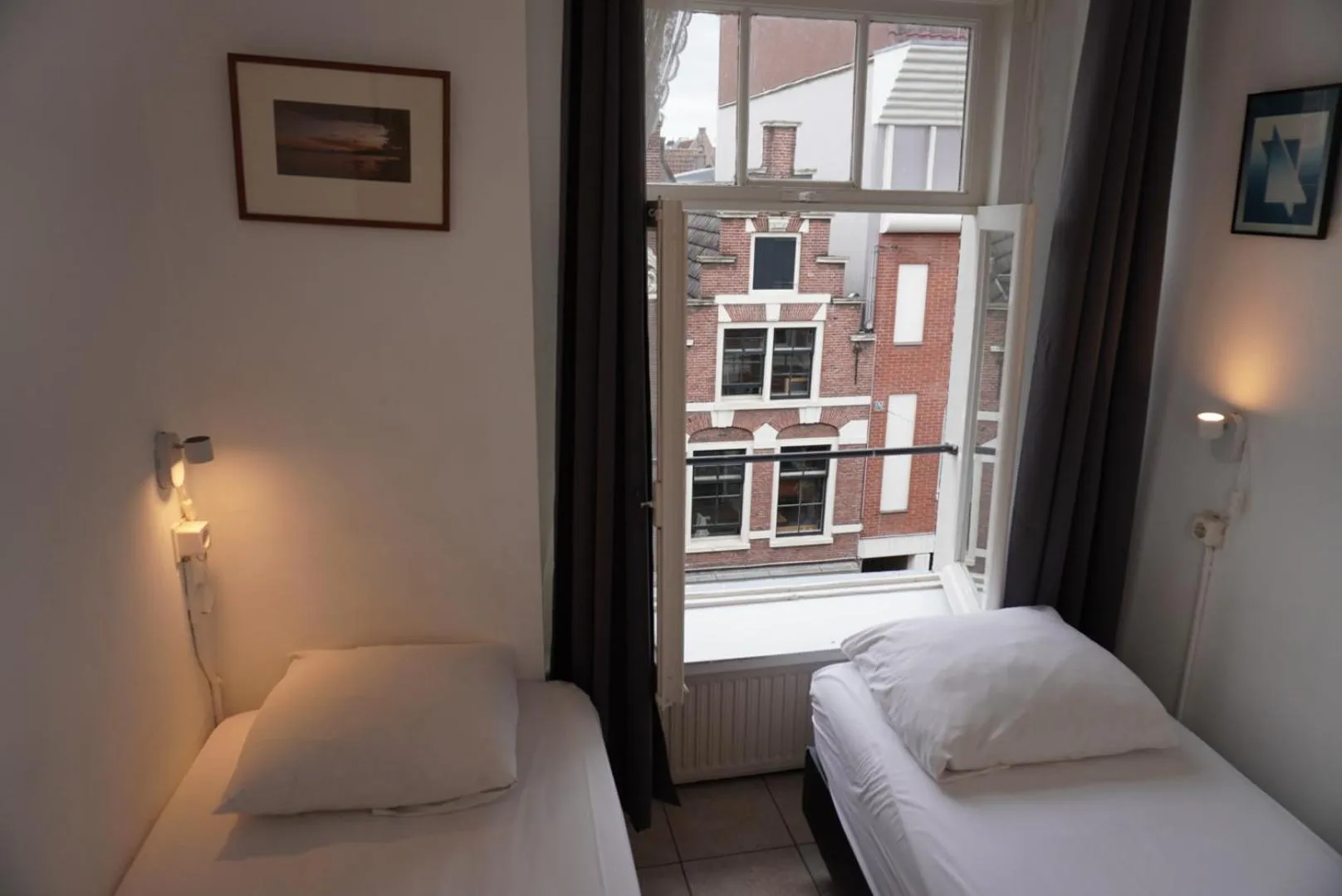 Bed in Hotel Schroder