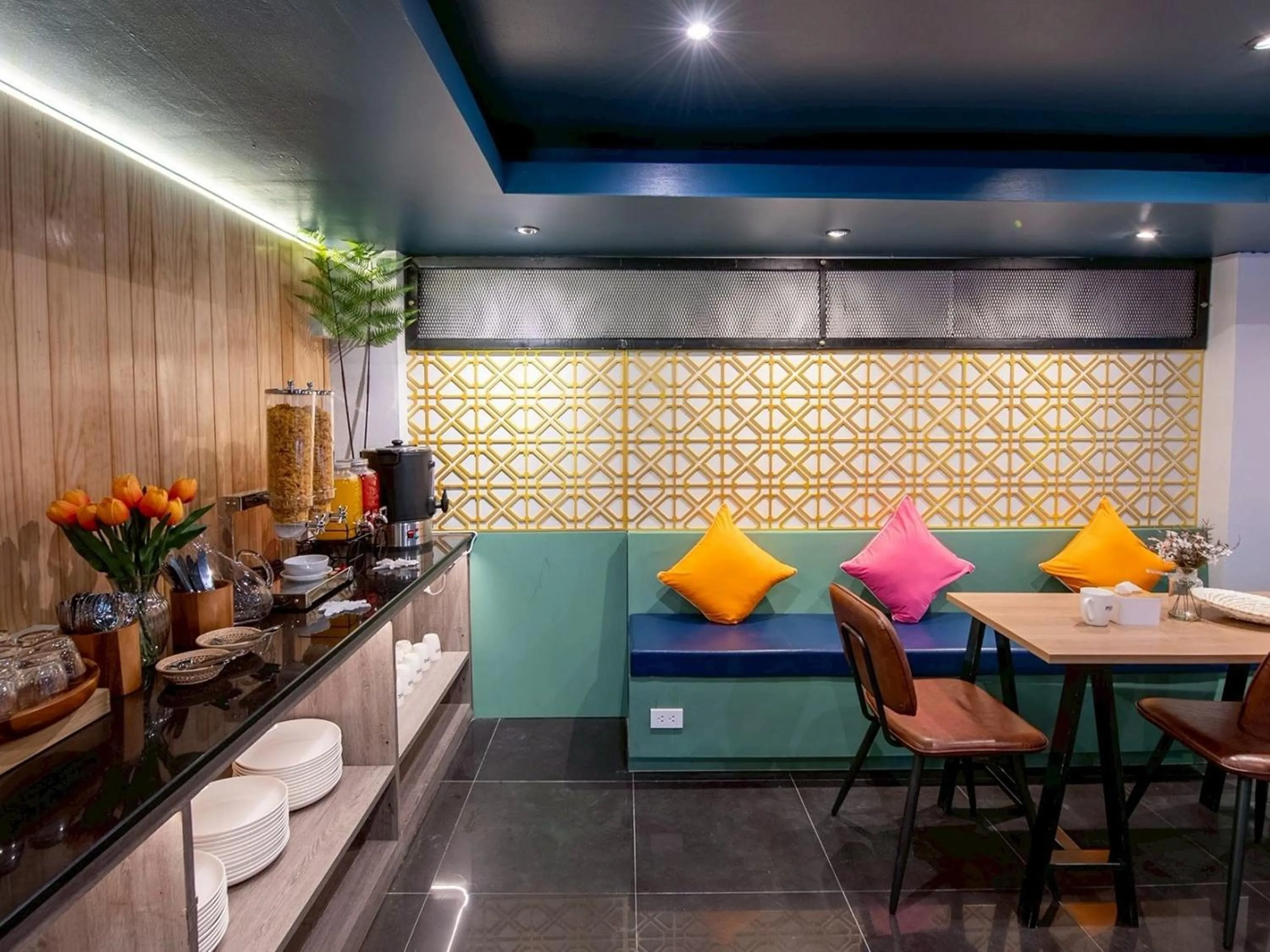 Seating area in MORE Patong Hotel