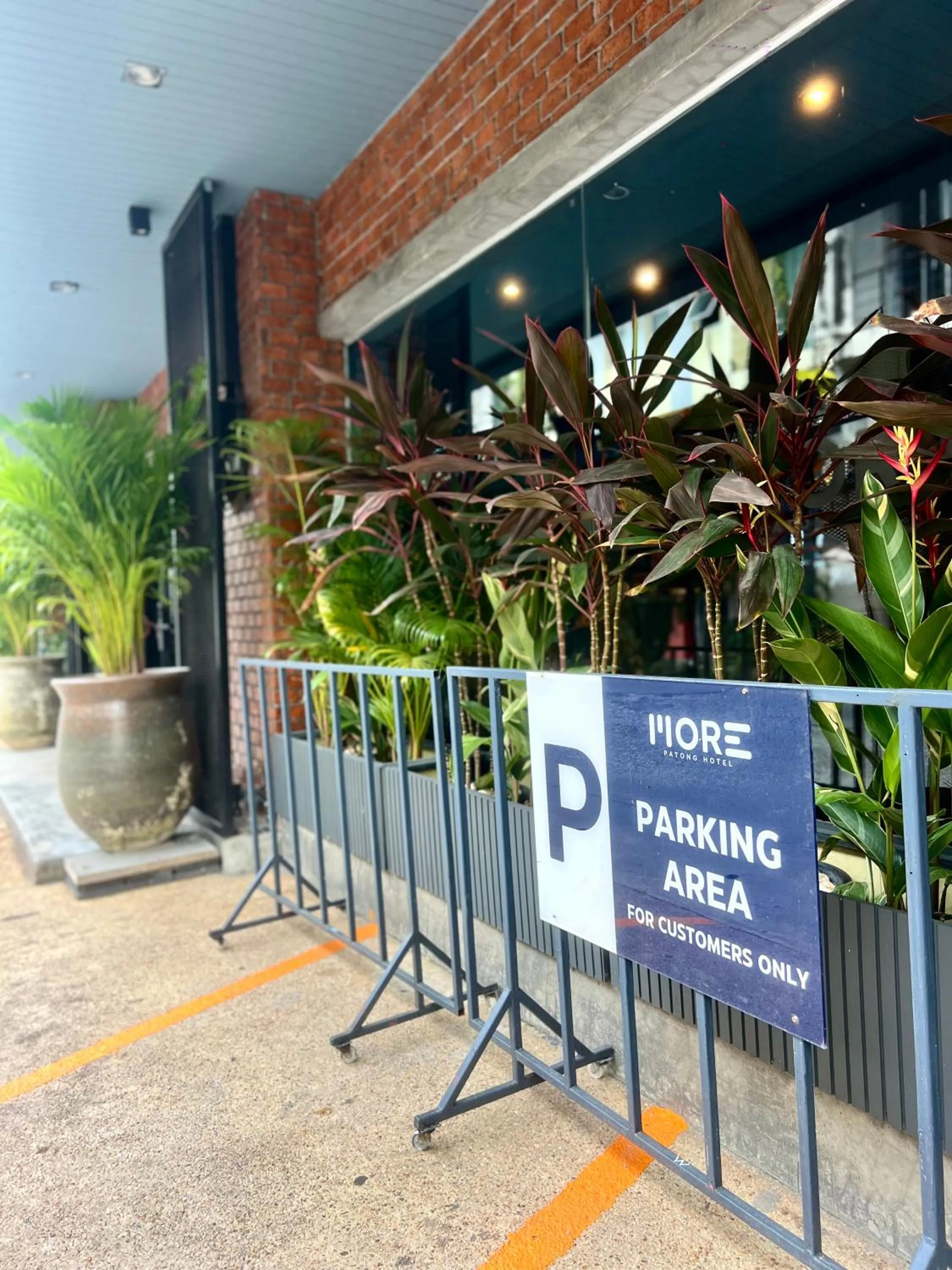 Parking in MORE Patong Hotel
