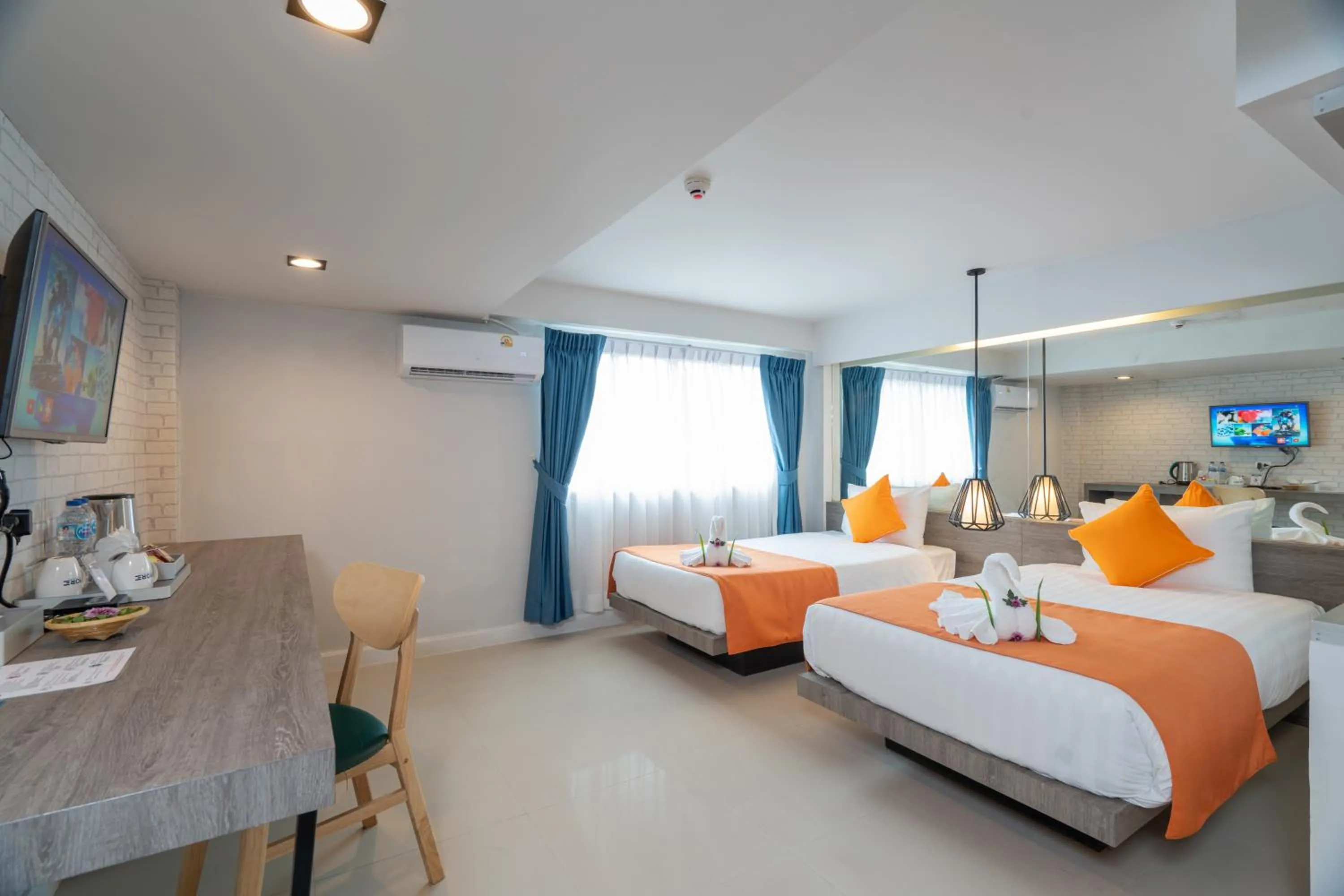 Bed in MORE Patong Hotel