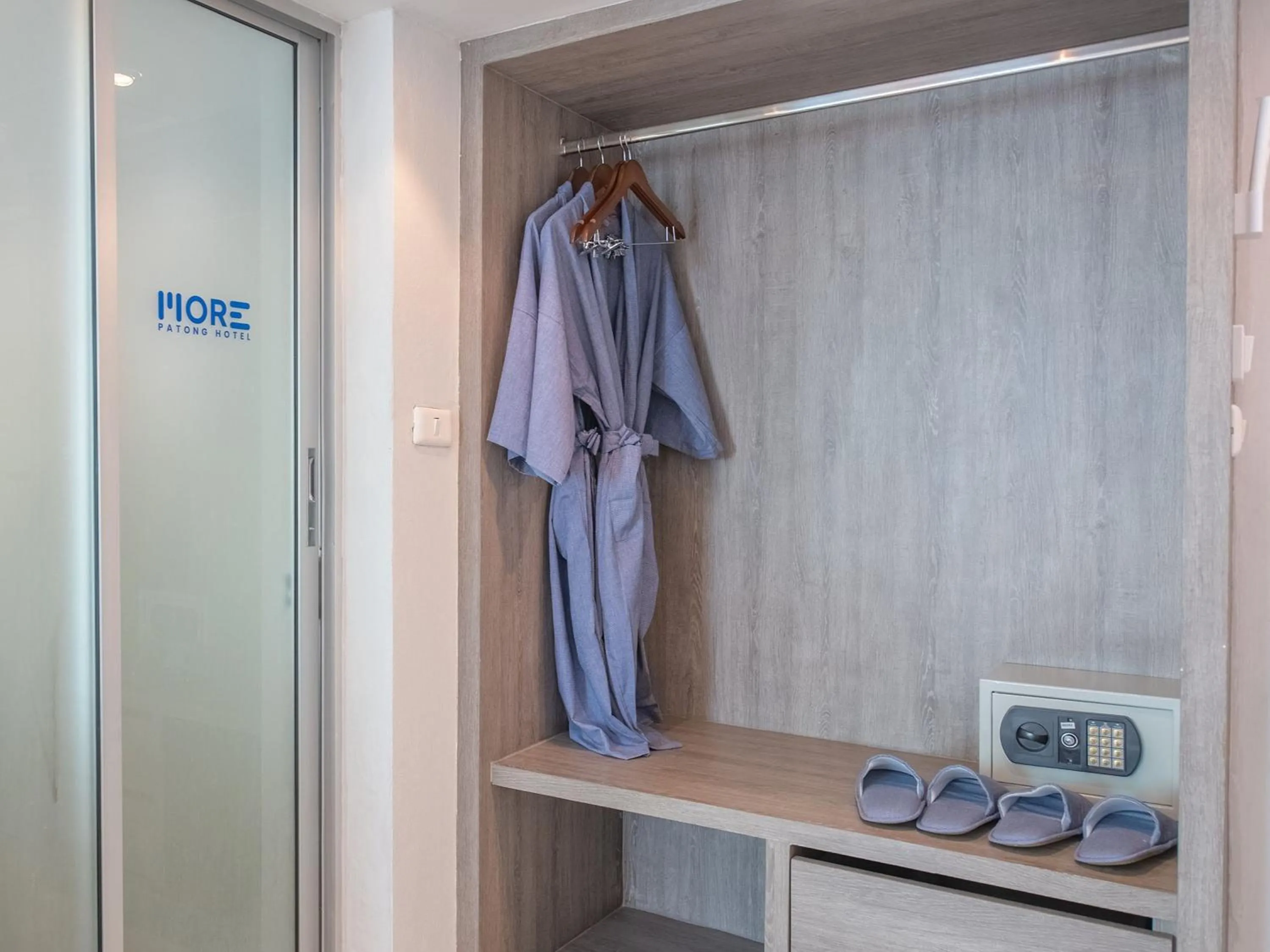 wardrobe in MORE Patong Hotel