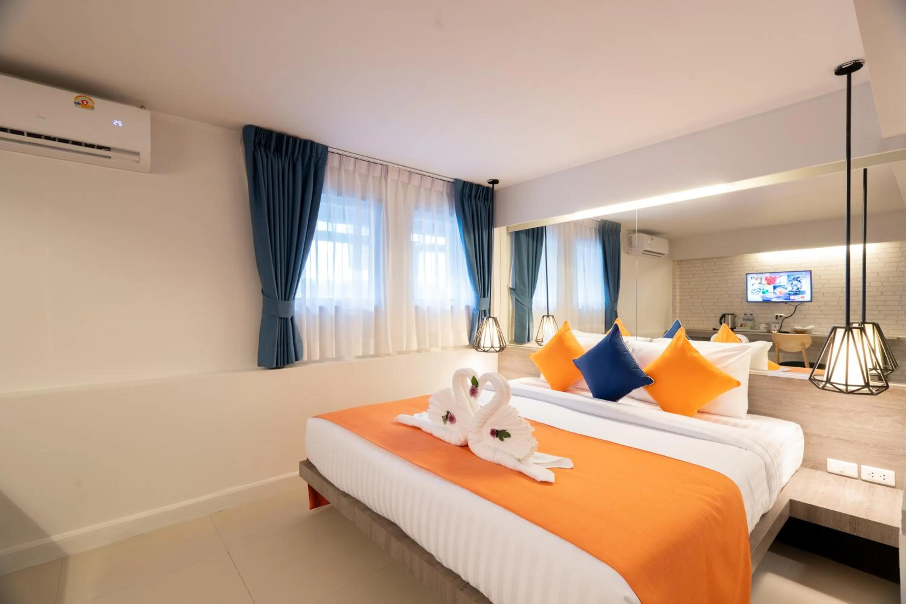 Bed in MORE Patong Hotel