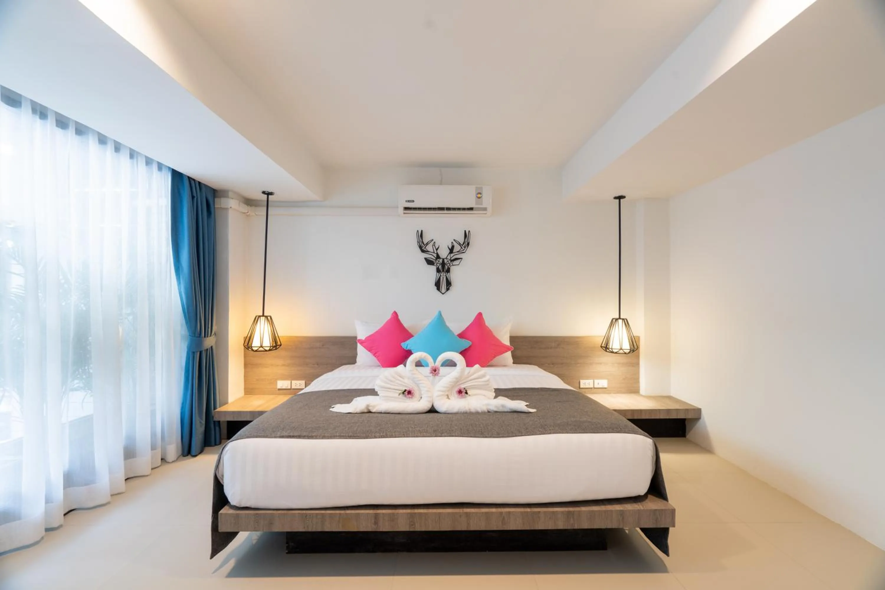 Bed in MORE Patong Hotel