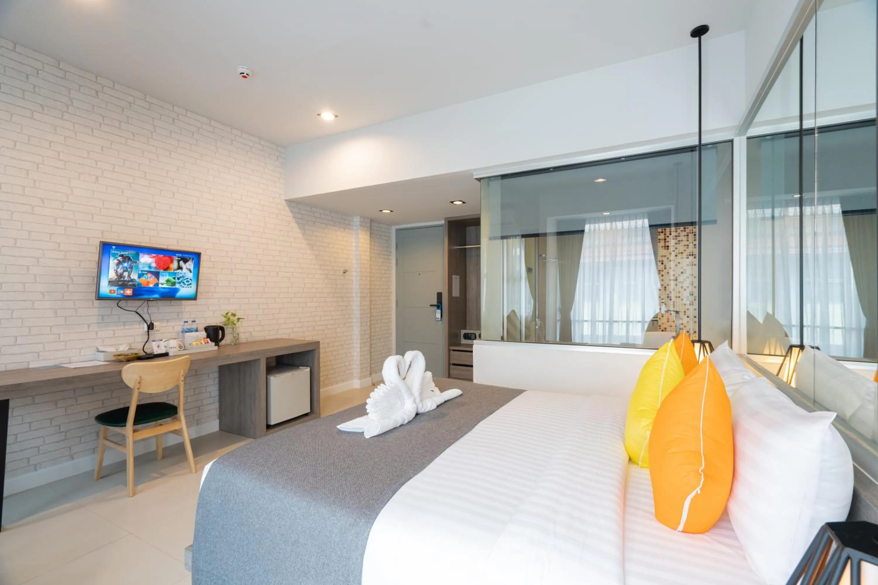 Bedroom, Bed in MORE Patong Hotel