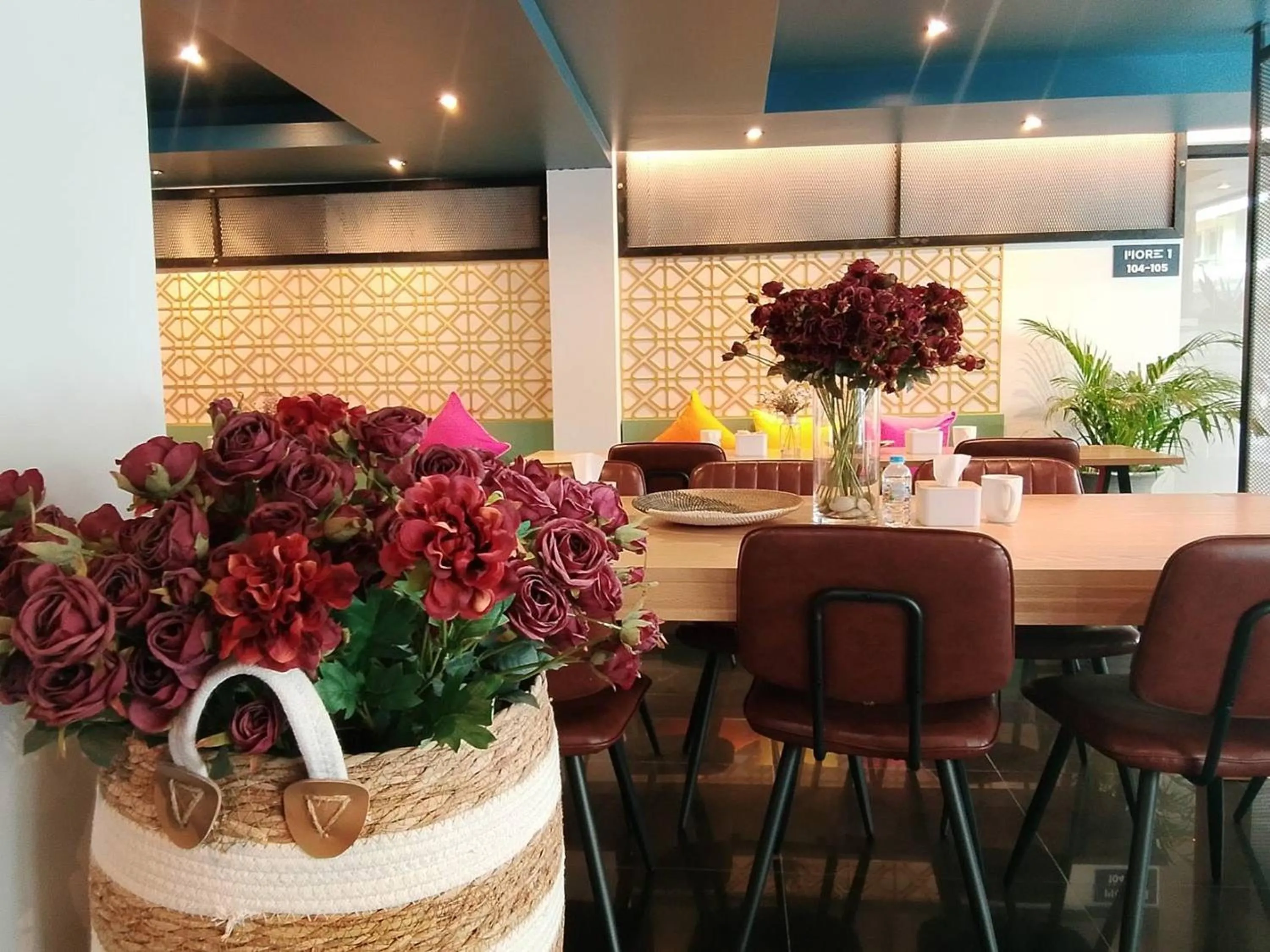 Seating area in MORE Patong Hotel