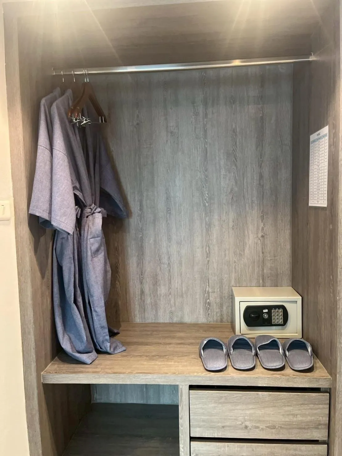 wardrobe in MORE Patong Hotel