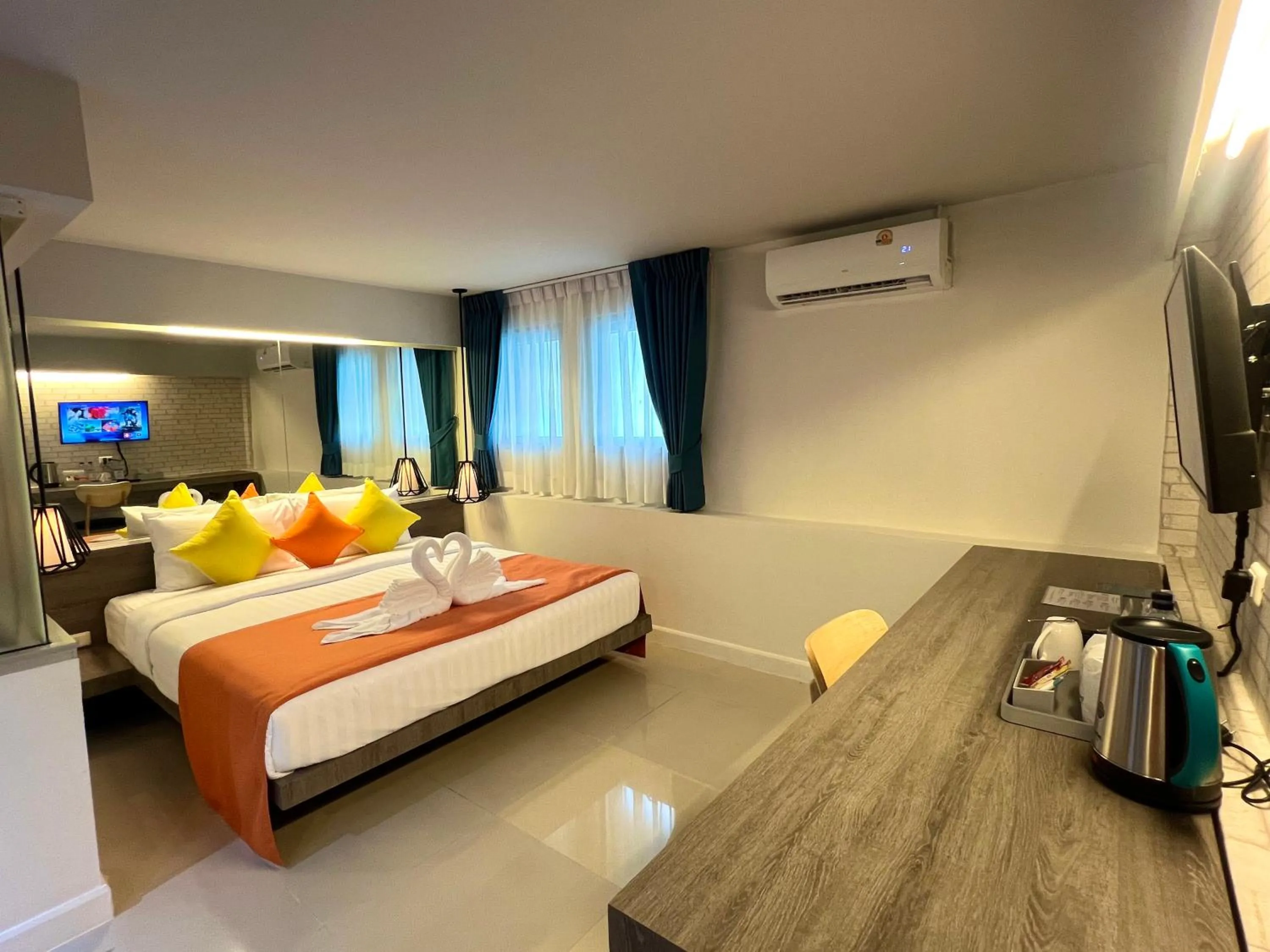 Bed in MORE Patong Hotel
