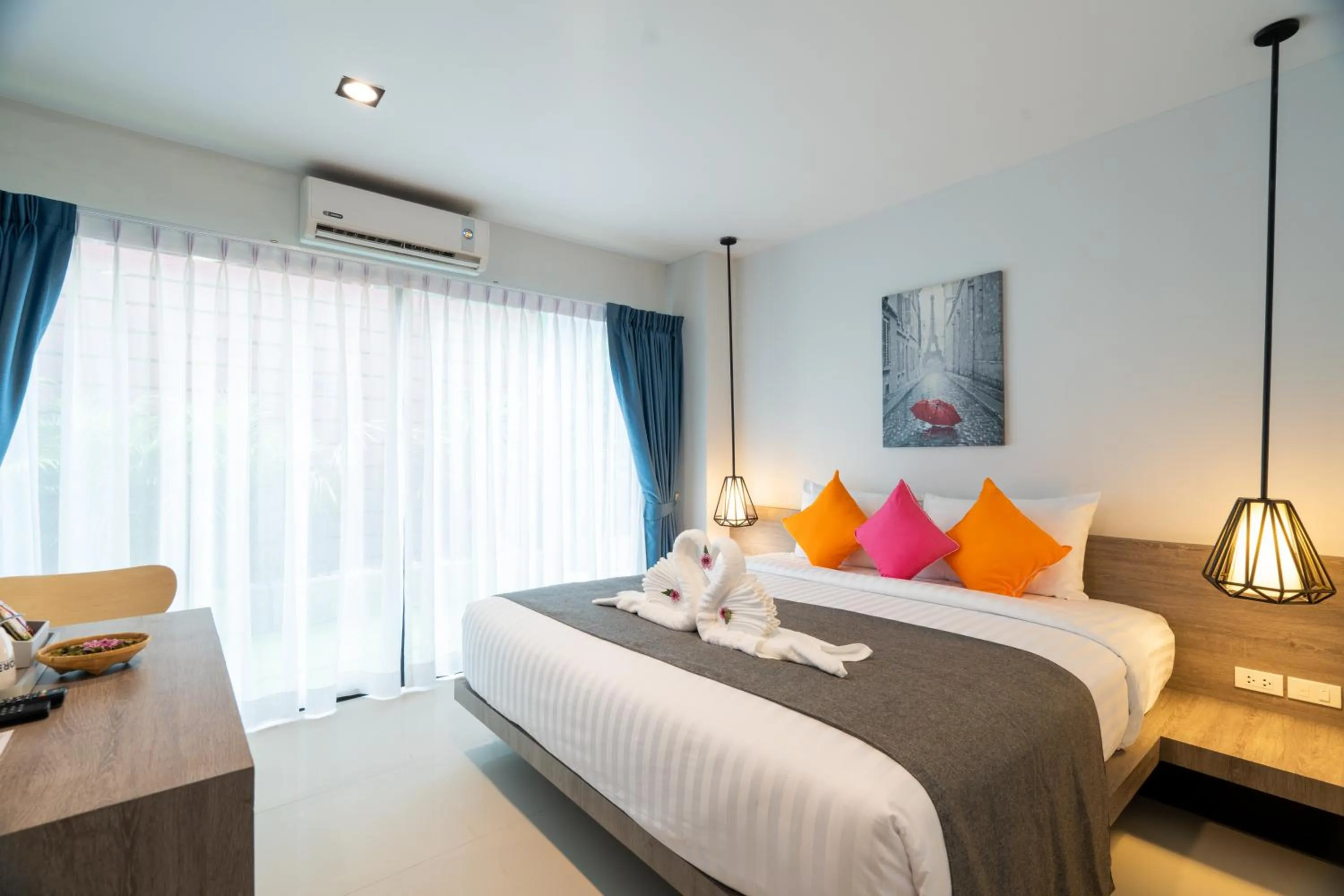 Bed in MORE Patong Hotel