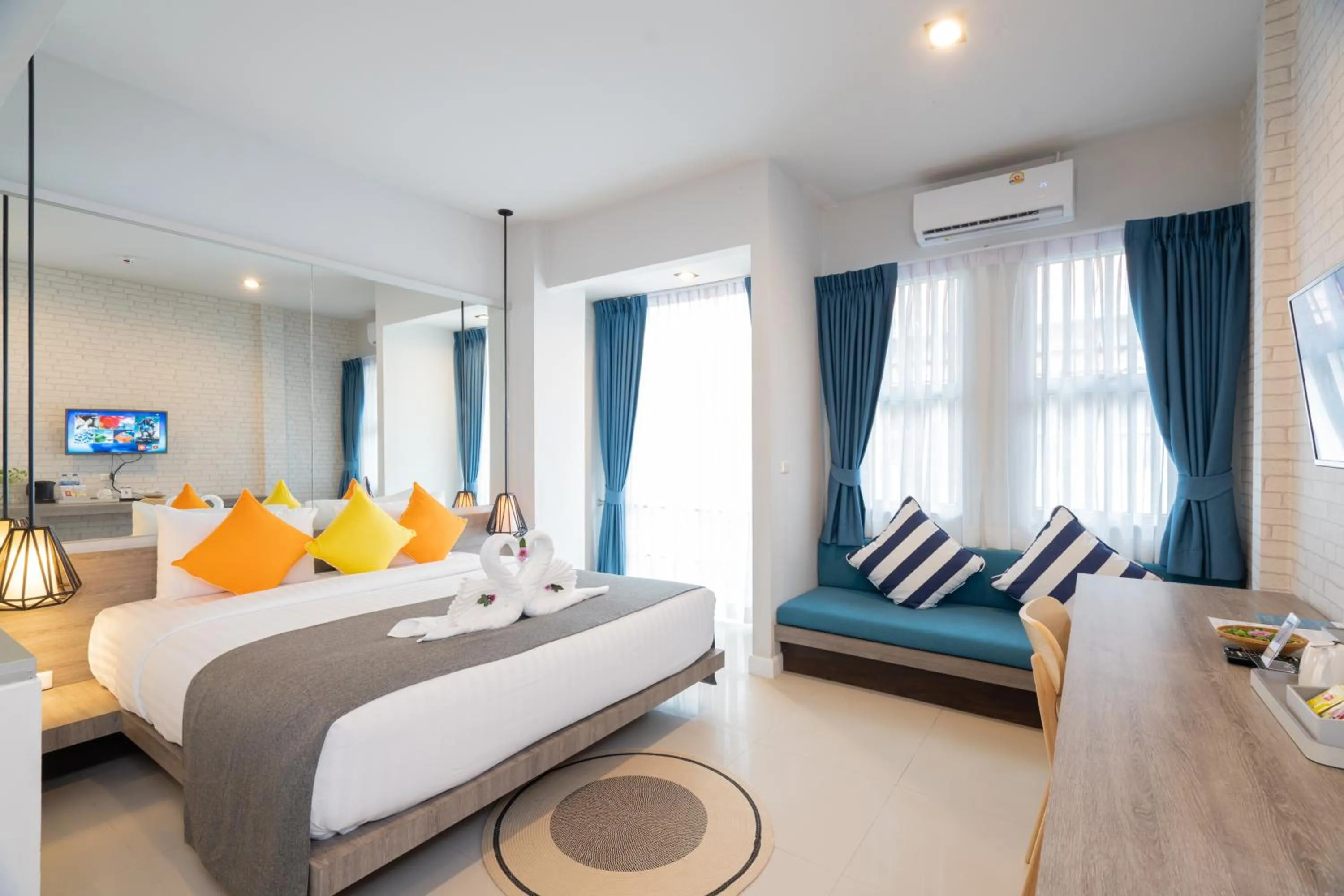 Bed in MORE Patong Hotel