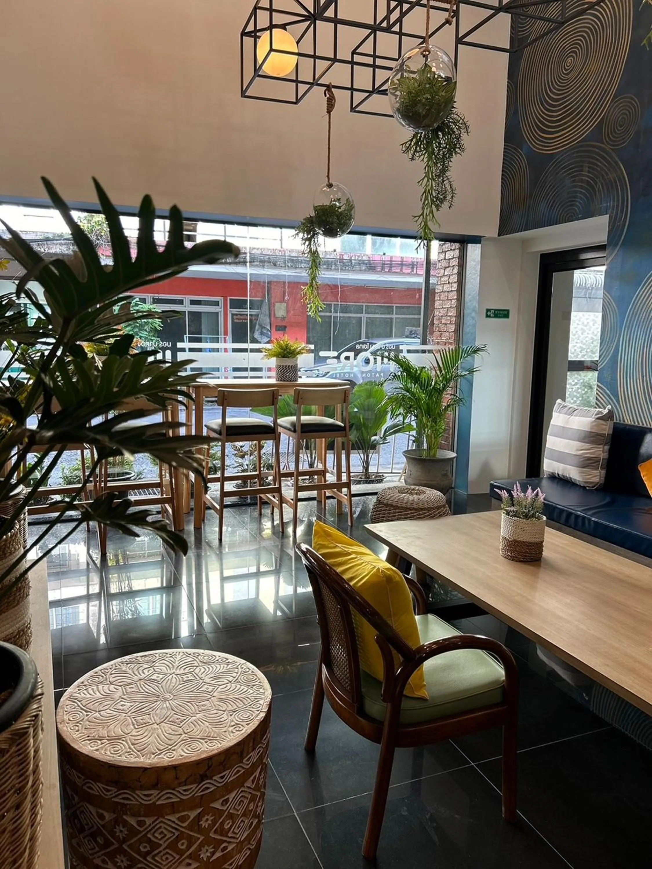 Seating area in MORE Patong Hotel