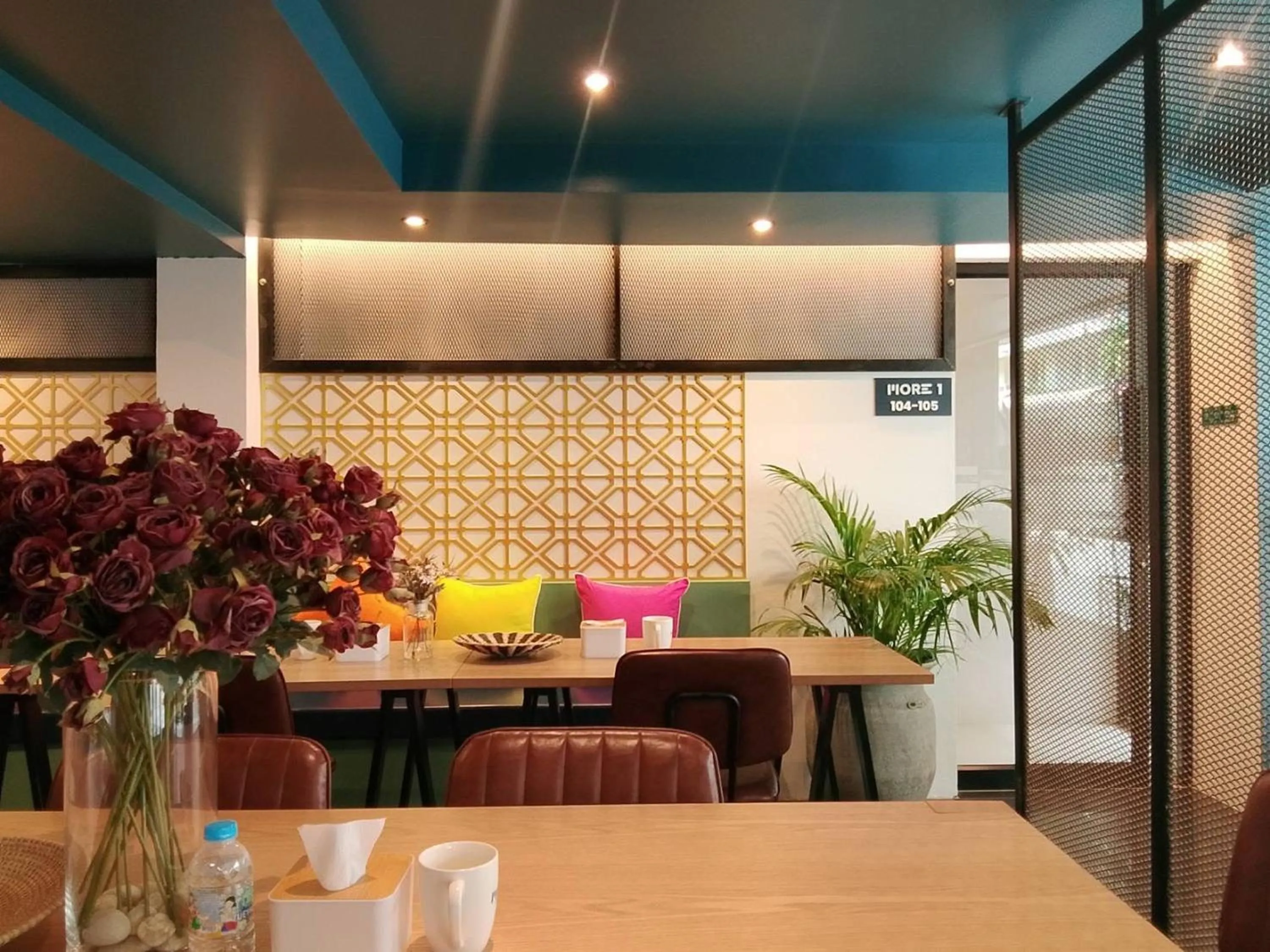Seating area in MORE Patong Hotel