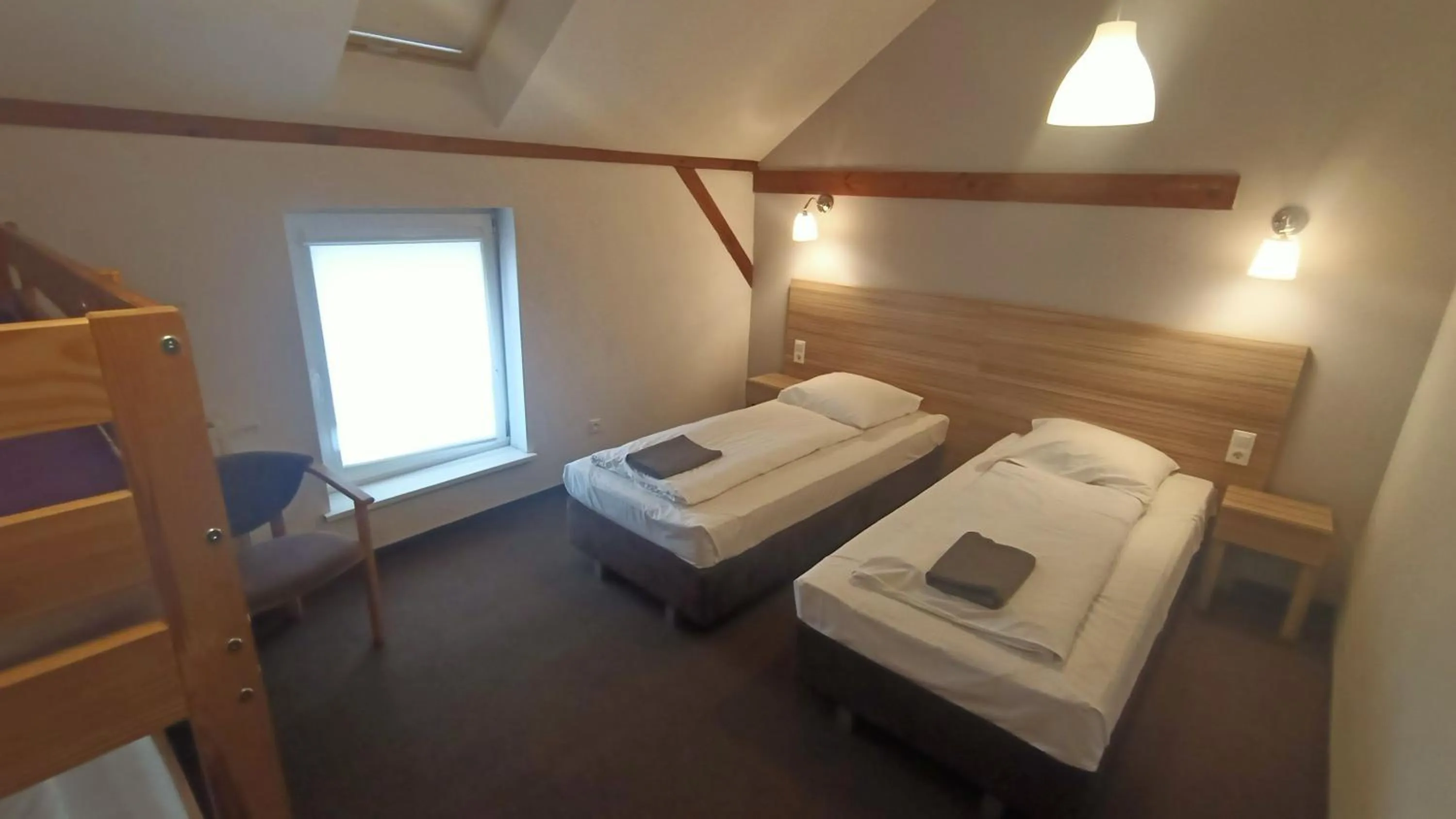 Photo of the whole room, Bed in Folwark Na Półwyspie