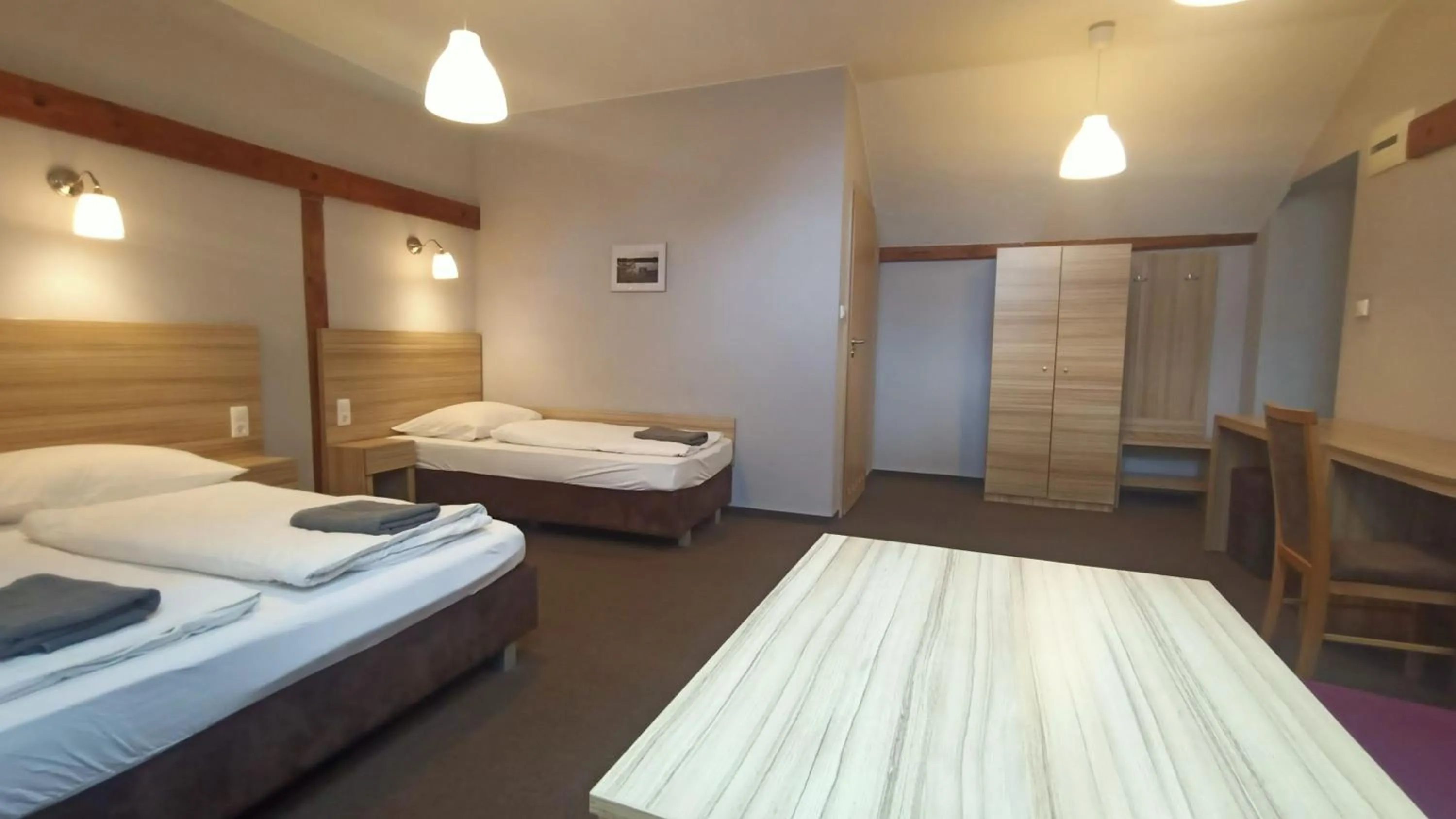 Photo of the whole room, Bed in Folwark Na Półwyspie