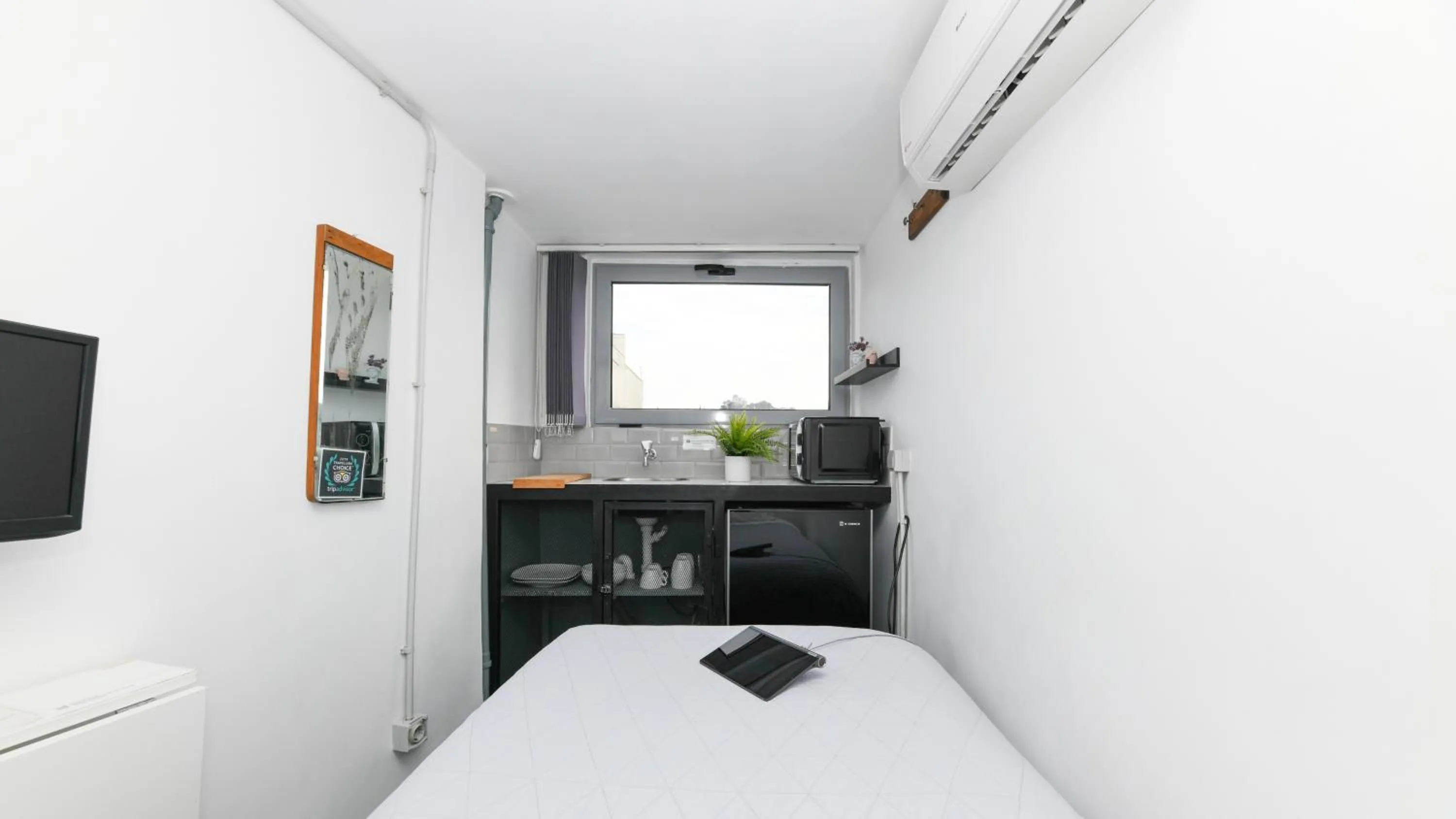 Bedroom, Bed in Monastiraki CityCenter Sleepbox- Unspoiled Athens Apartments