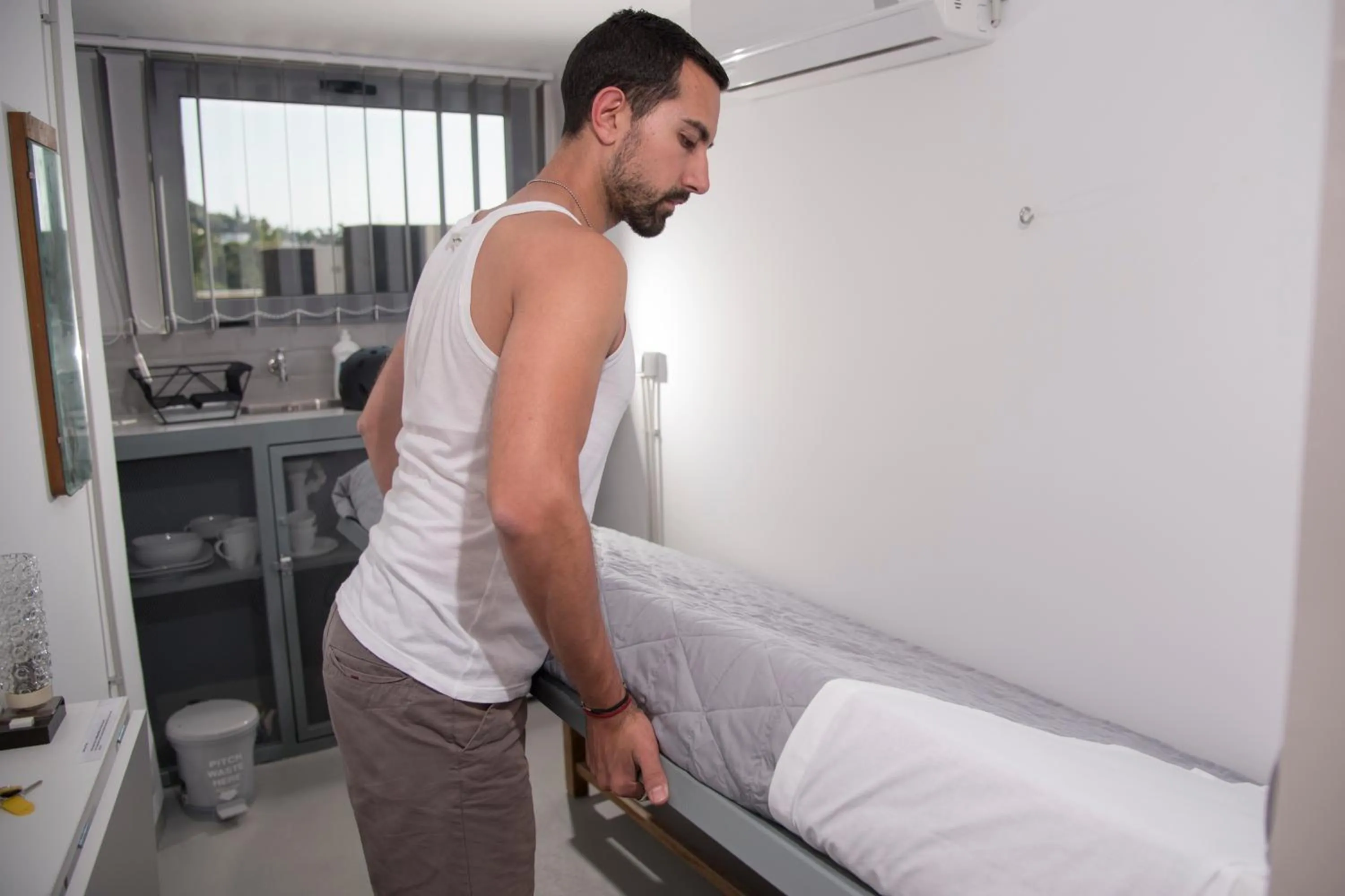 Bed in Monastiraki CityCenter Sleepbox- Unspoiled Athens Apartments