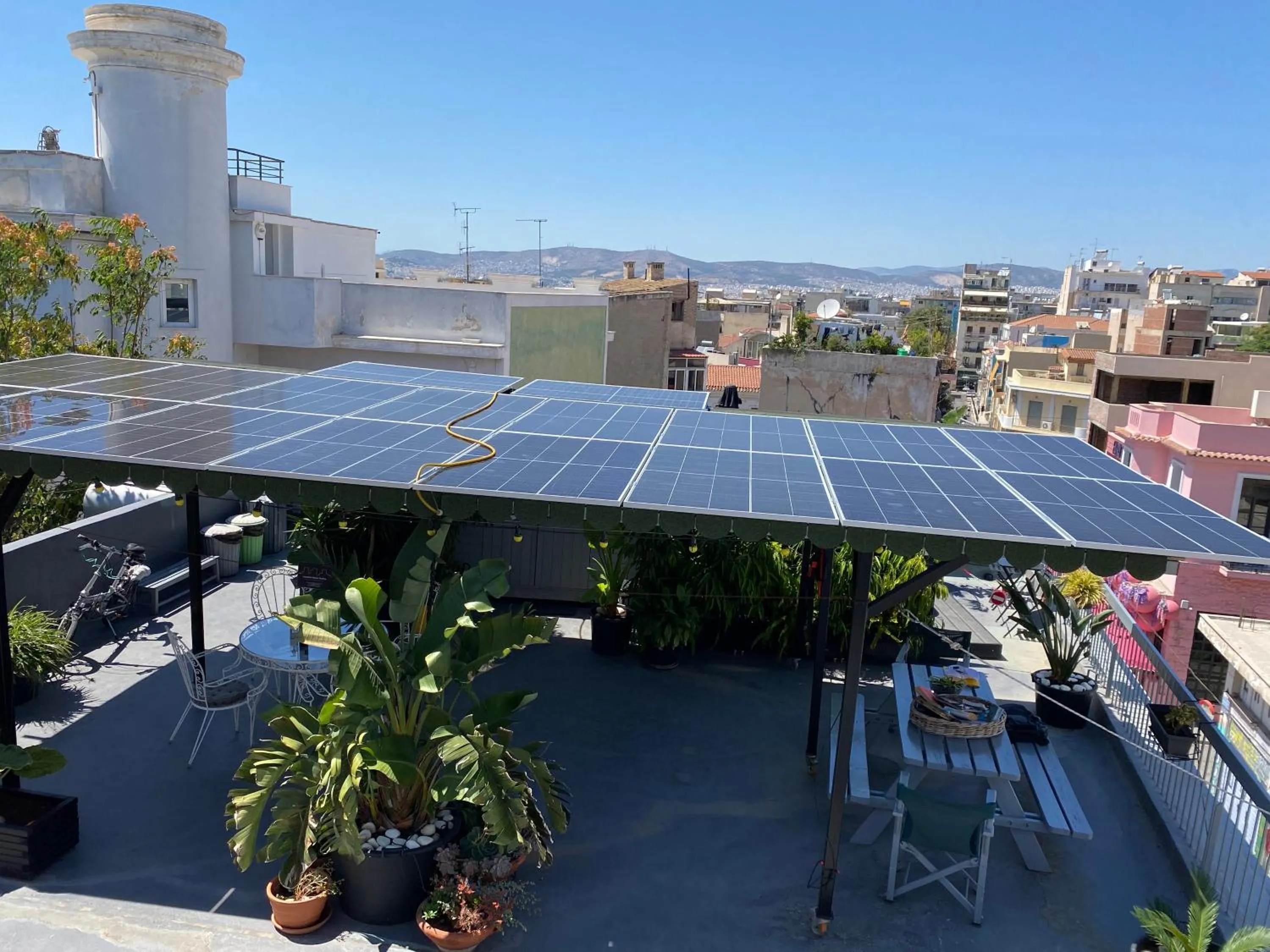 Balcony/Terrace in Monastiraki CityCenter Sleepbox- Unspoiled Athens Apartments