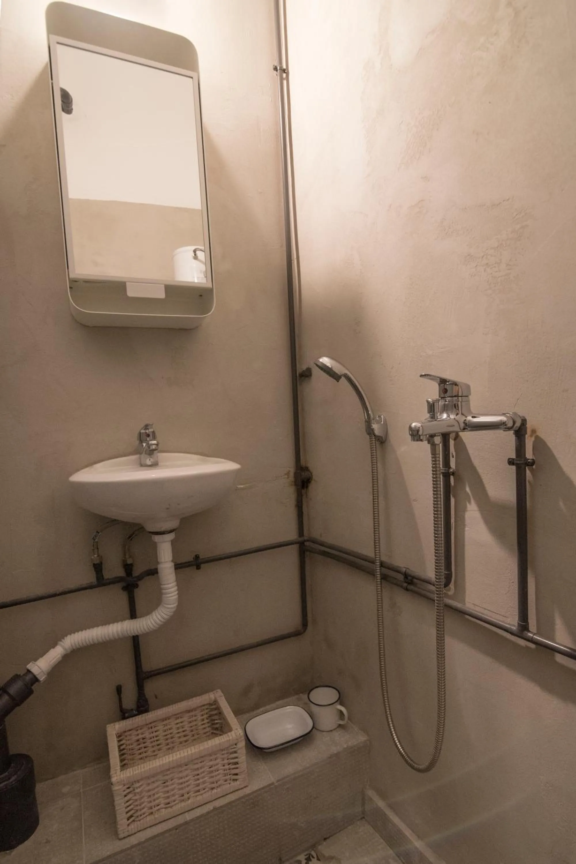 Bathroom in Monastiraki CityCenter Sleepbox- Unspoiled Athens Apartments