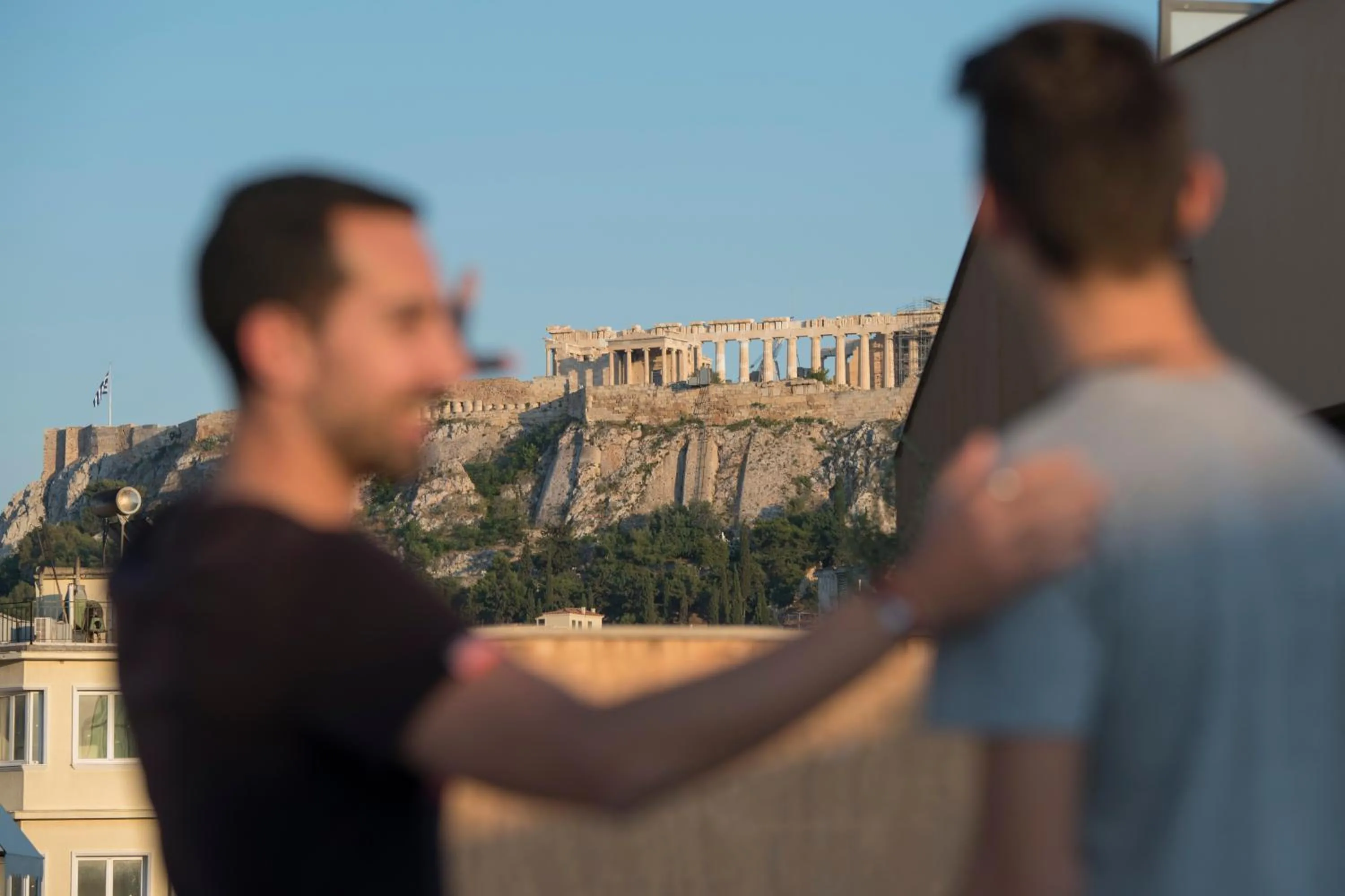 Landmark view in Monastiraki CityCenter Sleepbox- Unspoiled Athens Apartments