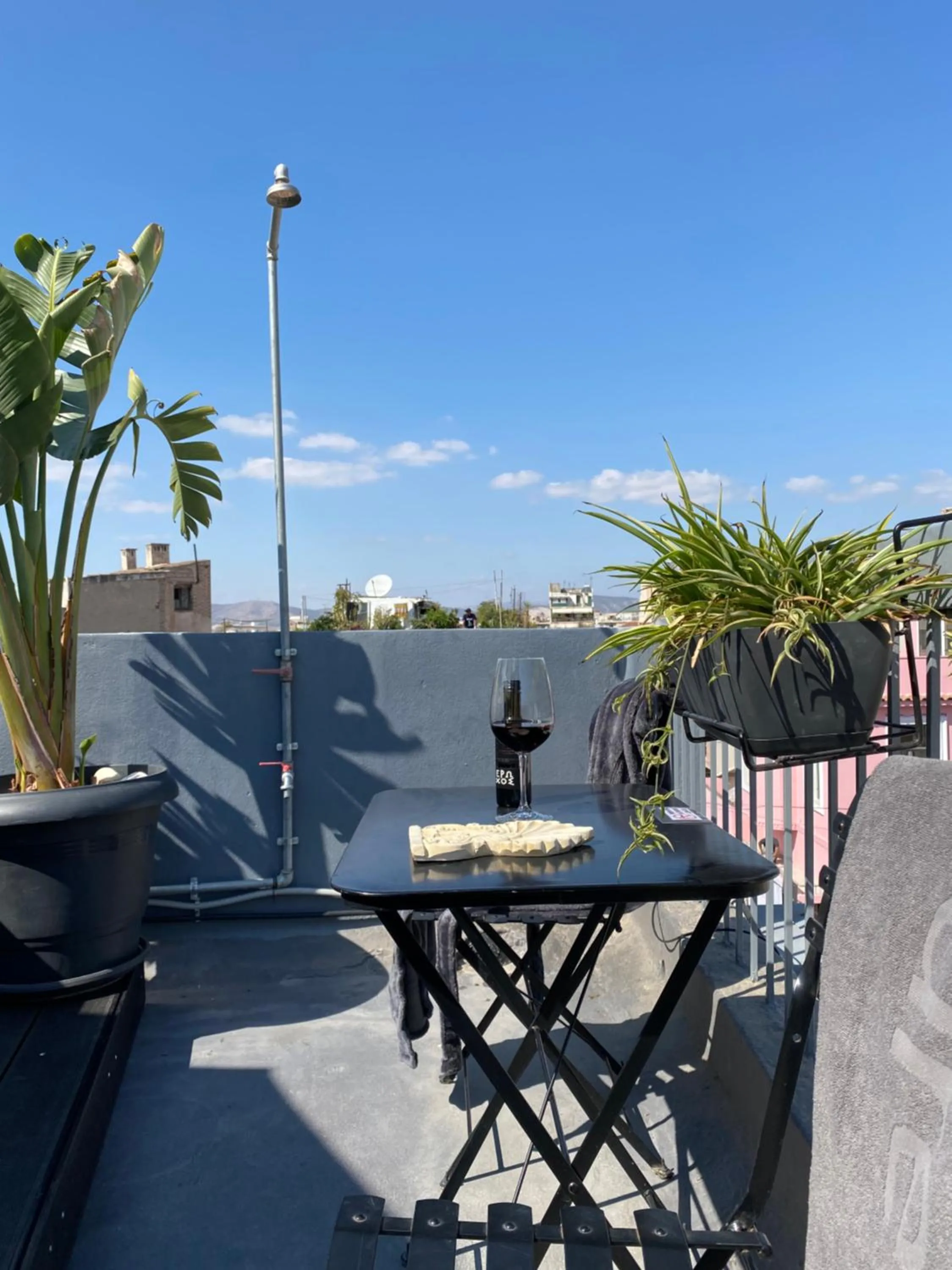 Balcony/Terrace in Monastiraki CityCenter Sleepbox- Unspoiled Athens Apartments