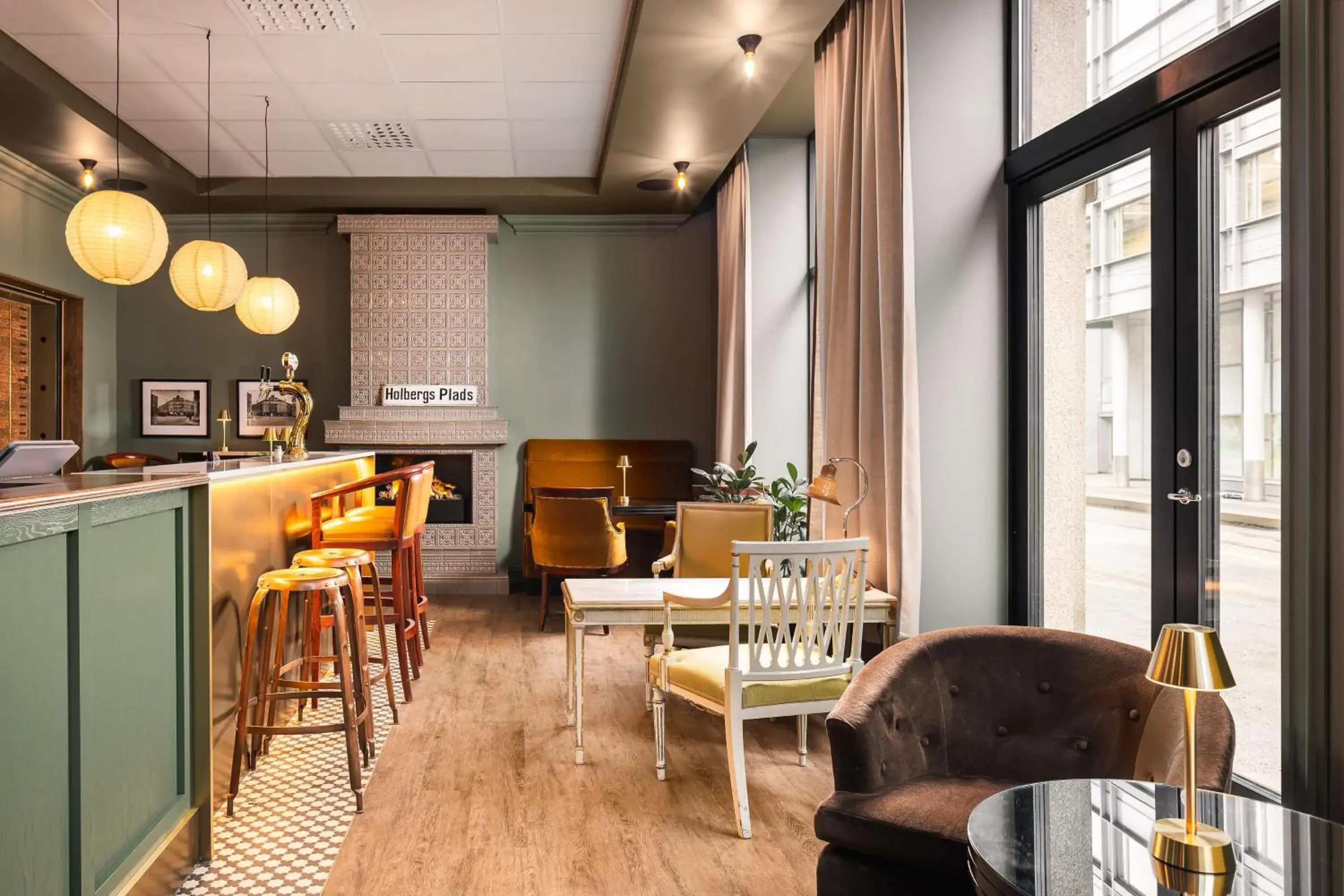 Lobby or reception in Scandic Holberg Lobby or reception in Scandic Holberg