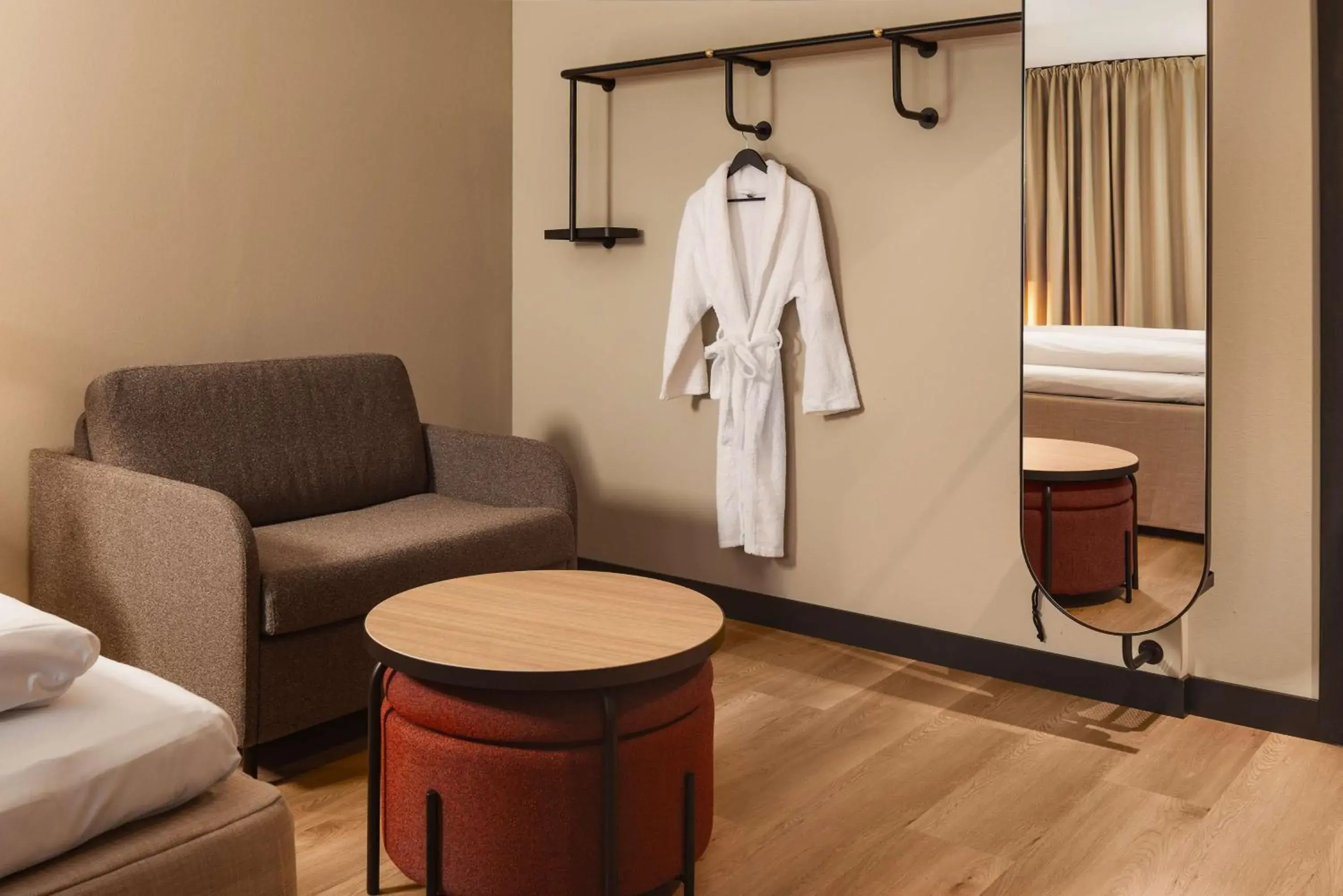 Bedroom, Bed in Scandic Holberg Bedroom, Bed in Scandic Holberg