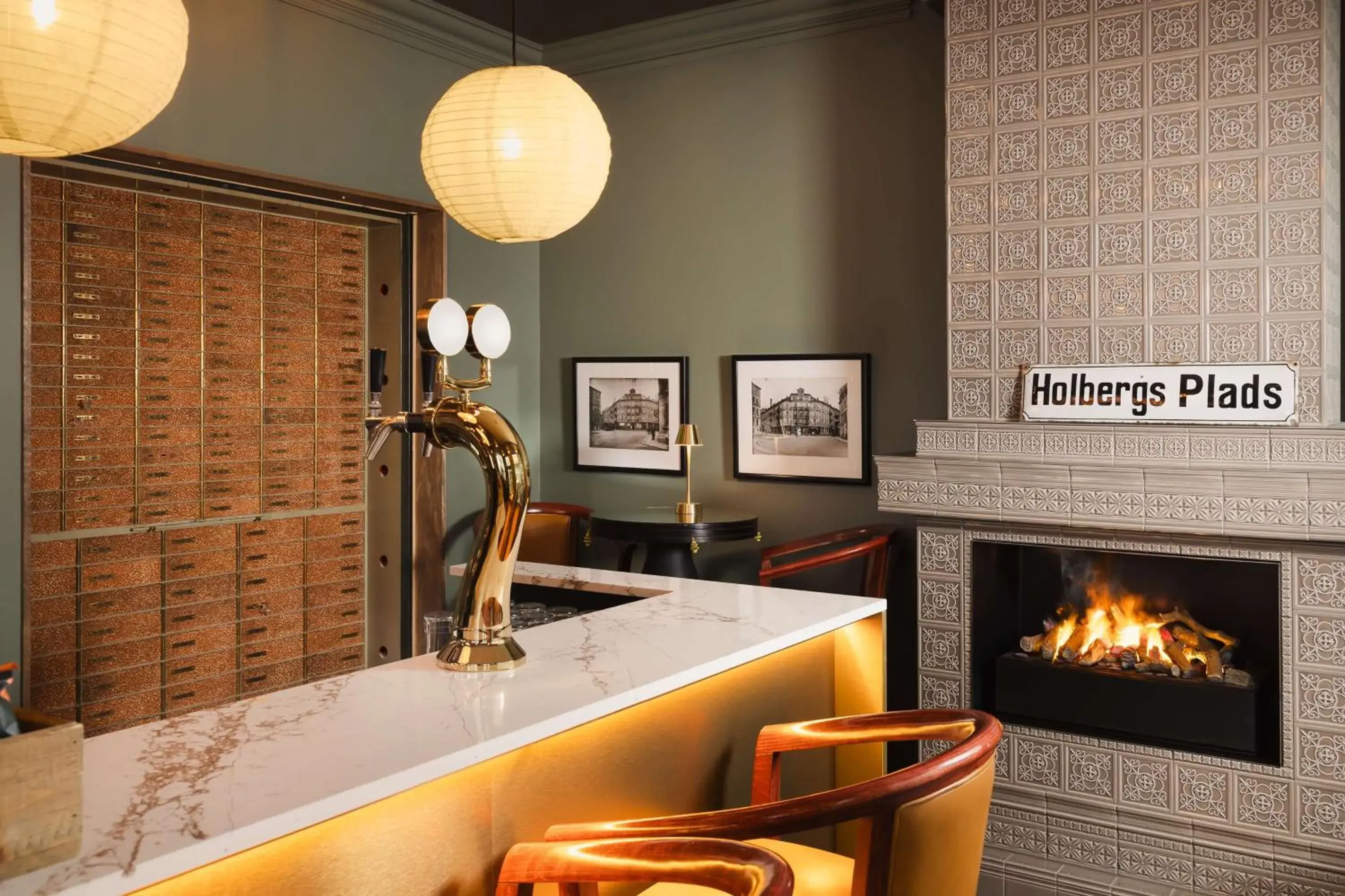 Lounge or bar in Scandic Holberg Lounge or bar in Scandic Holberg