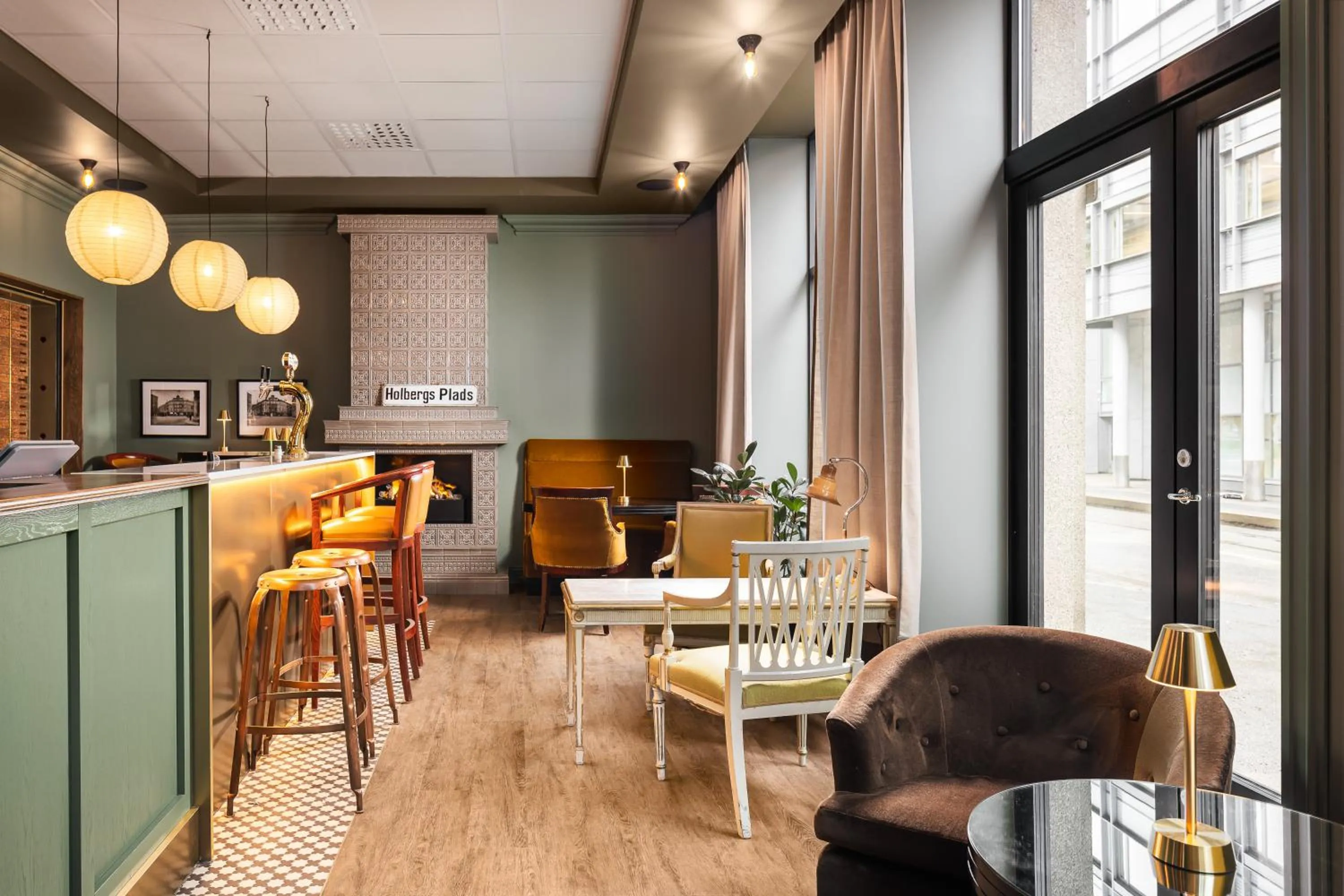 Lounge or bar in Scandic Holberg