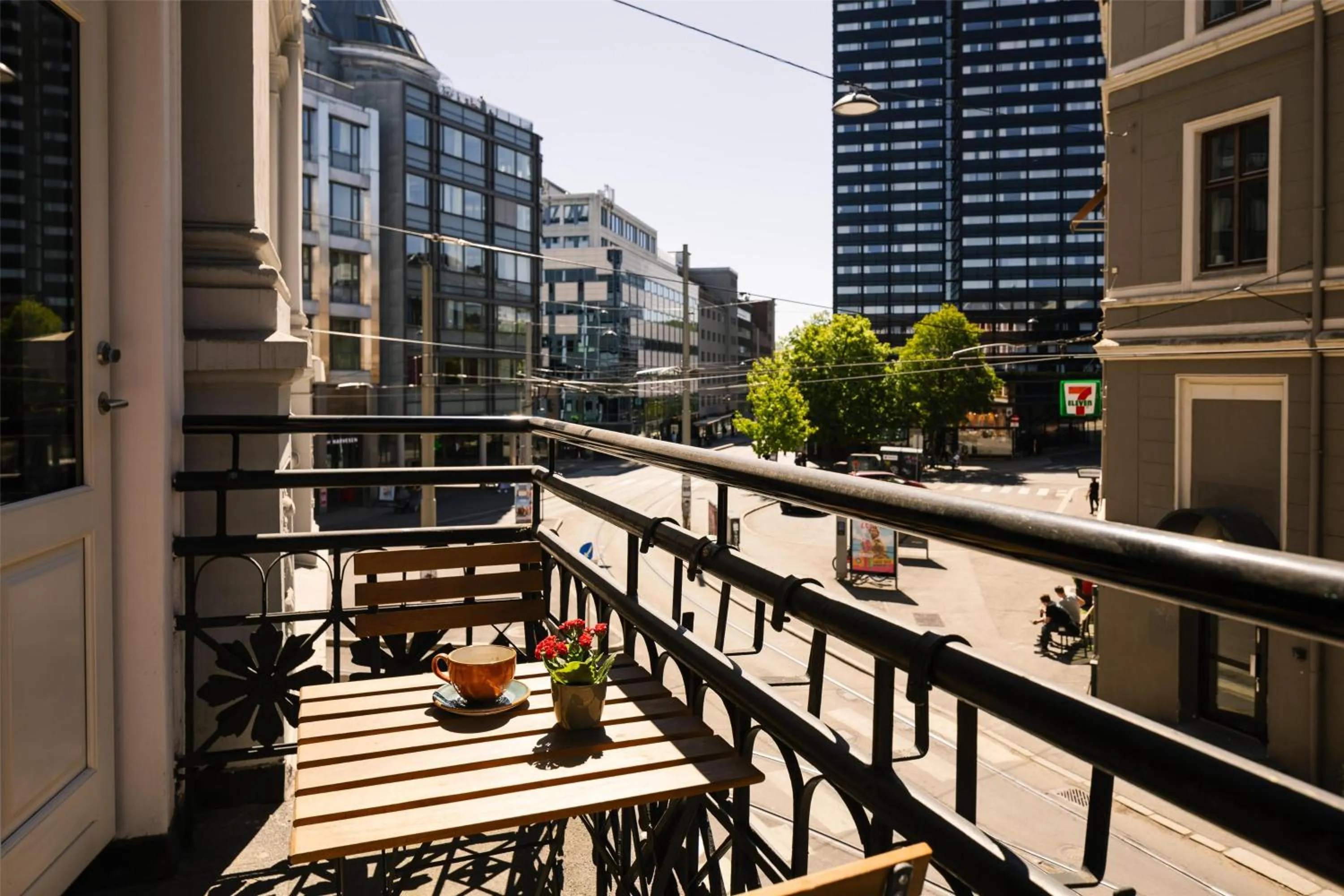 Bedroom in Scandic Holberg