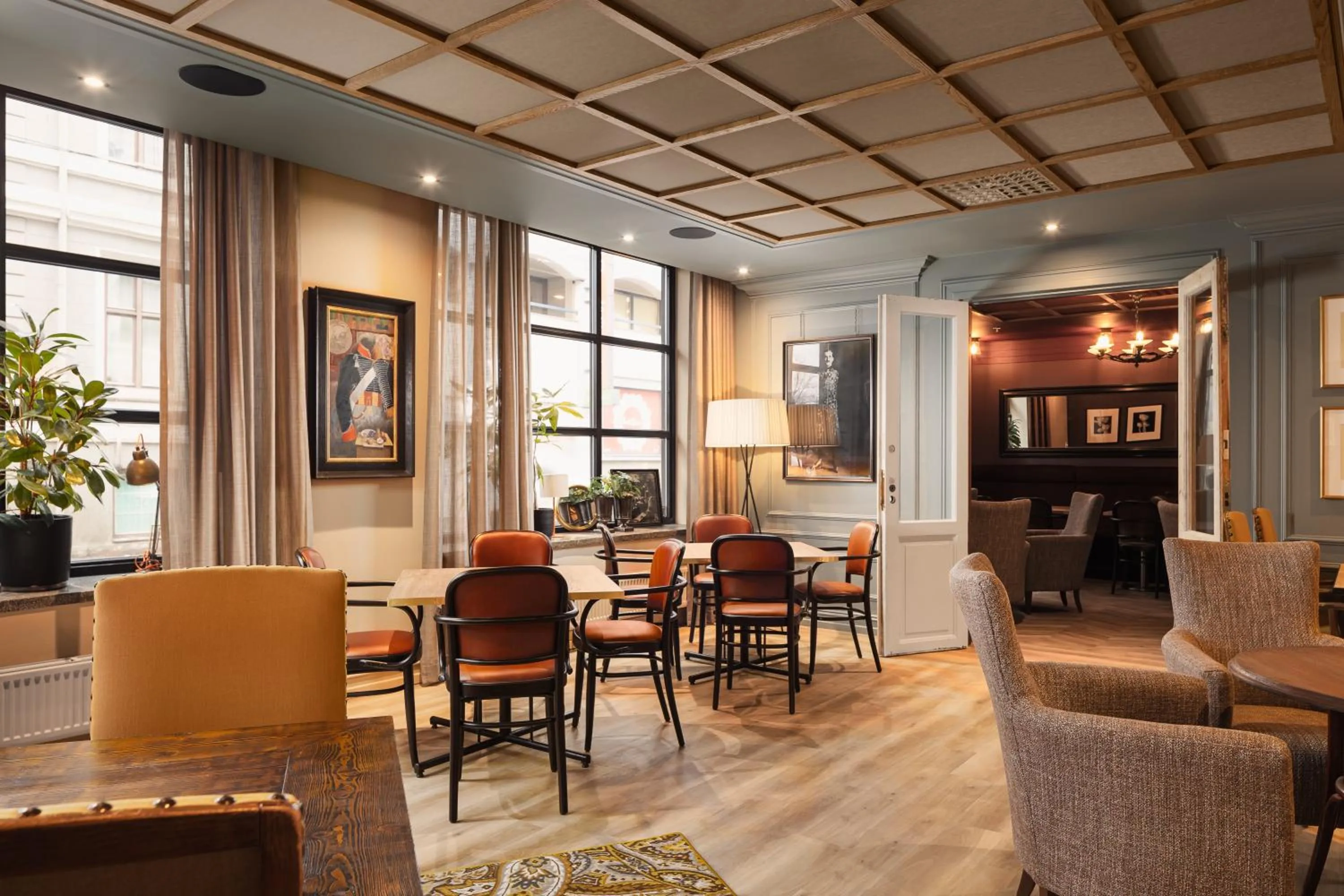 Library in Scandic Holberg