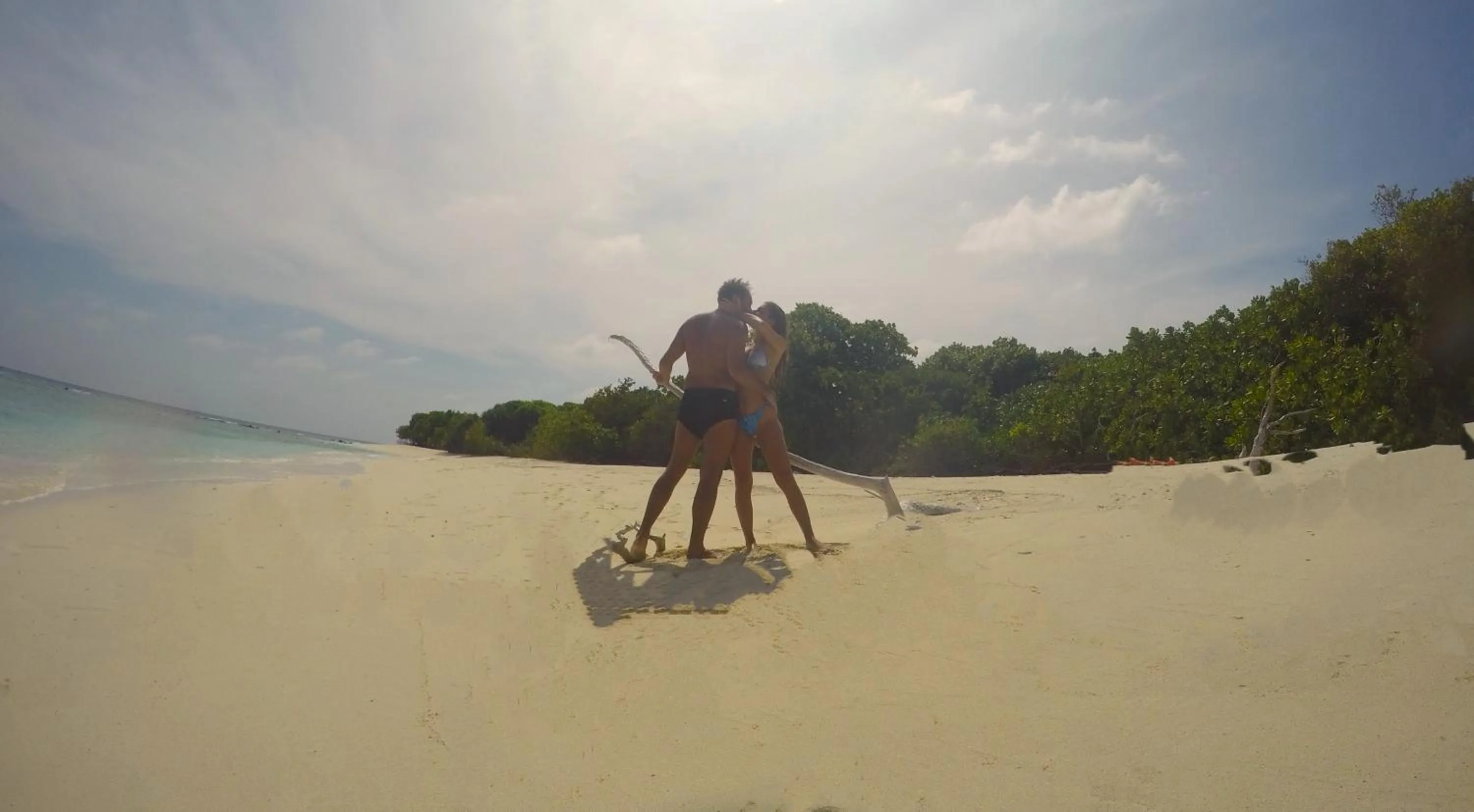 Beach in Annama Lodge and Dive