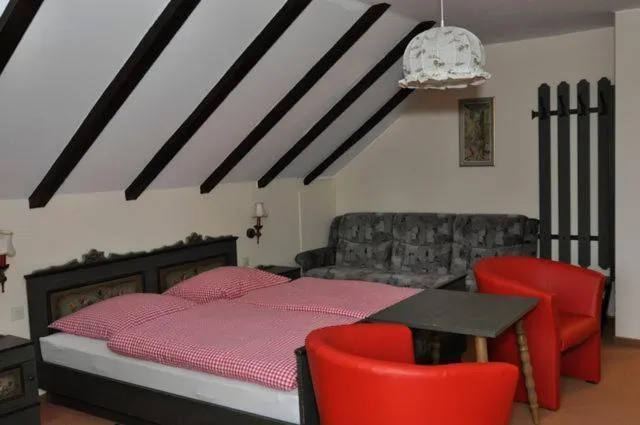 Bed in Hotel-Restaurant Johanniskreuz