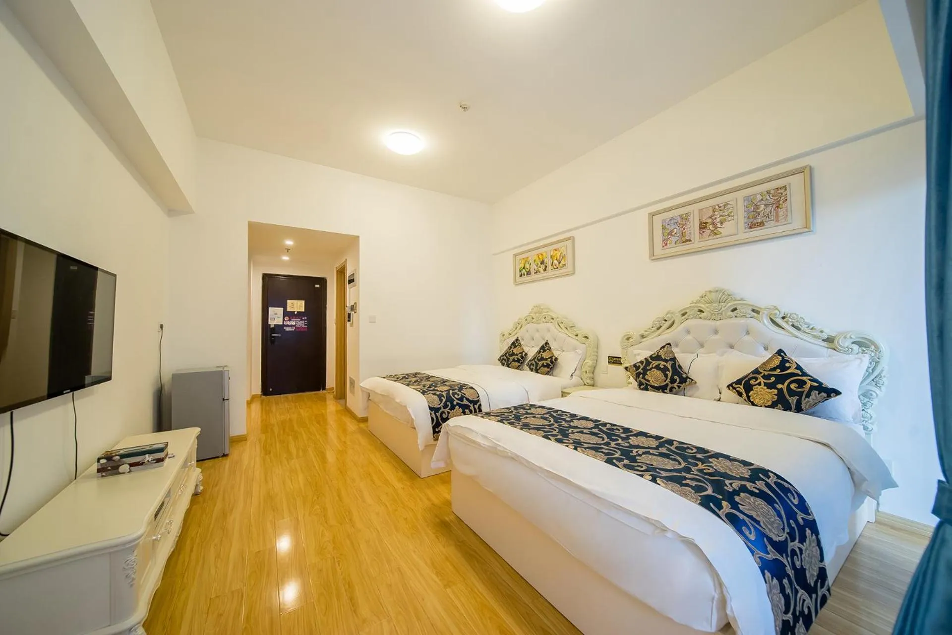 Bedroom, Bed in Guangzhou Laiste ApartHotel Science City Greenland Central Plaza Branch - Free Shuttle Bus to Canton Fair Complex During Canton Fair Period