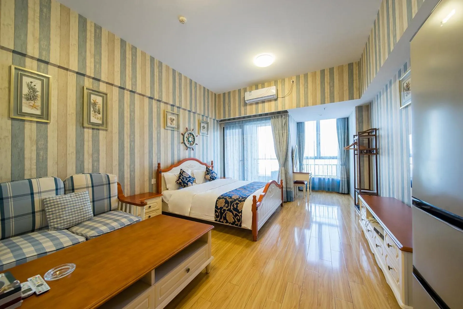 Bedroom, Bed in Guangzhou Laiste ApartHotel Science City Greenland Central Plaza Branch - Free Shuttle Bus to Canton Fair Complex During Canton Fair Period