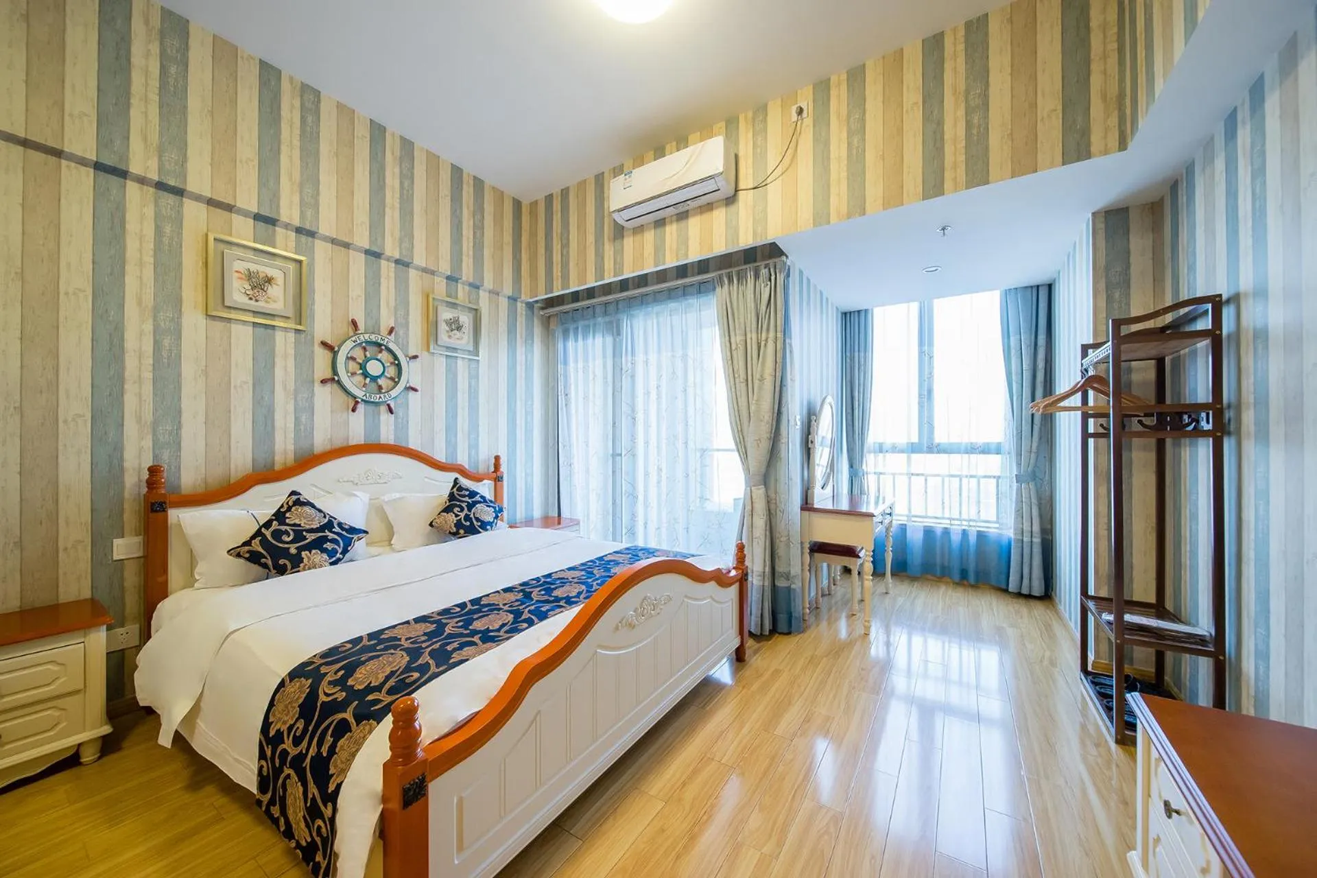 Bedroom, Bed in Guangzhou Laiste ApartHotel Science City Greenland Central Plaza Branch - Free Shuttle Bus to Canton Fair Complex During Canton Fair Period