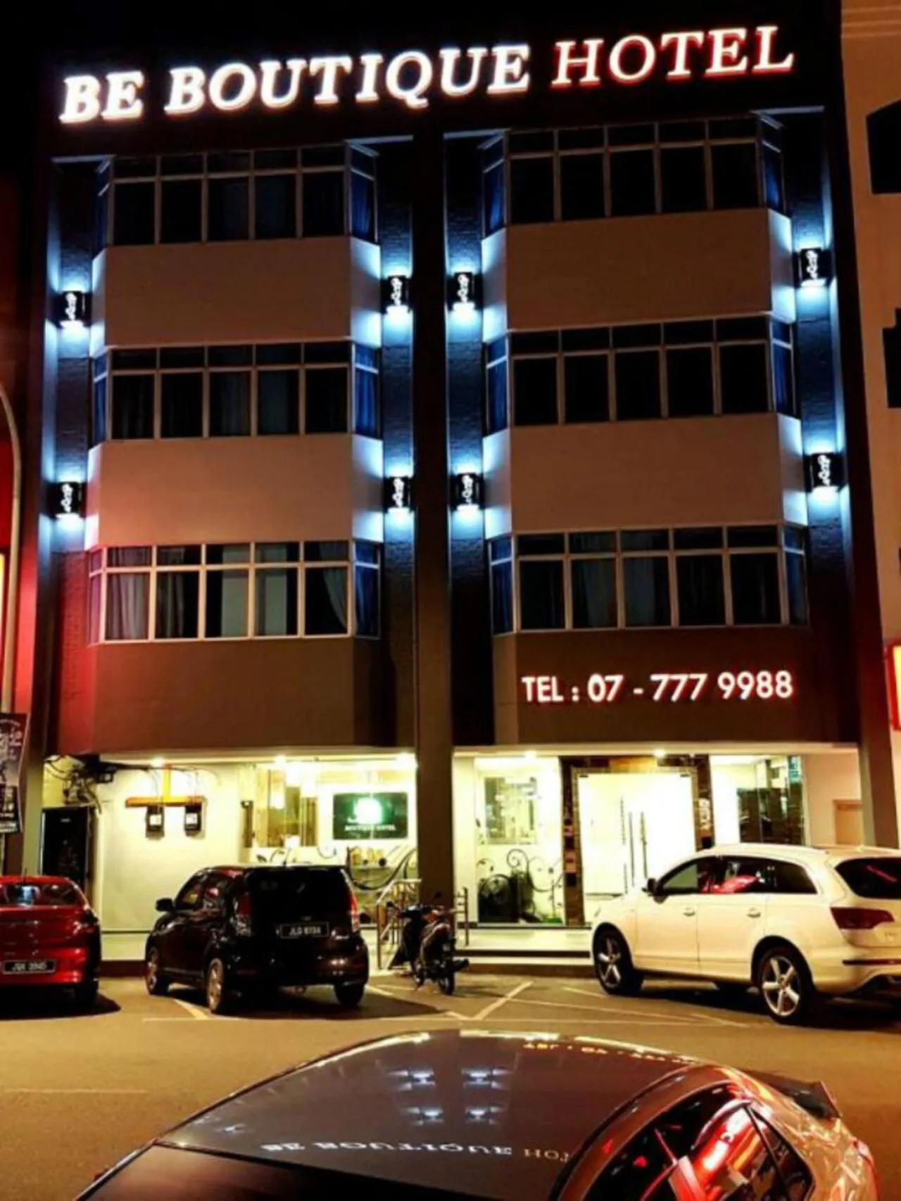 On site in Be Boutique Hotel