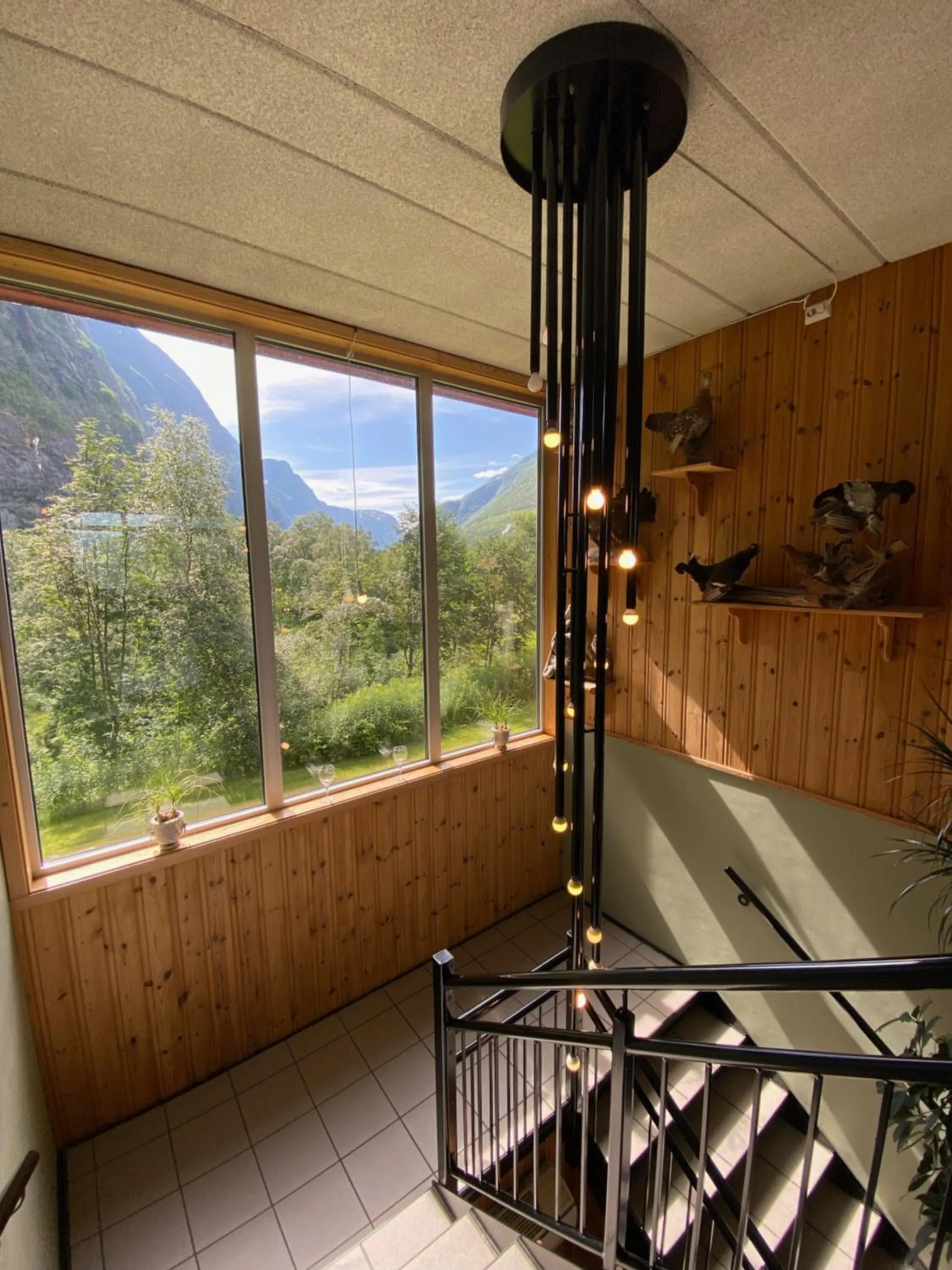 Mountain view in Trædal Hotel