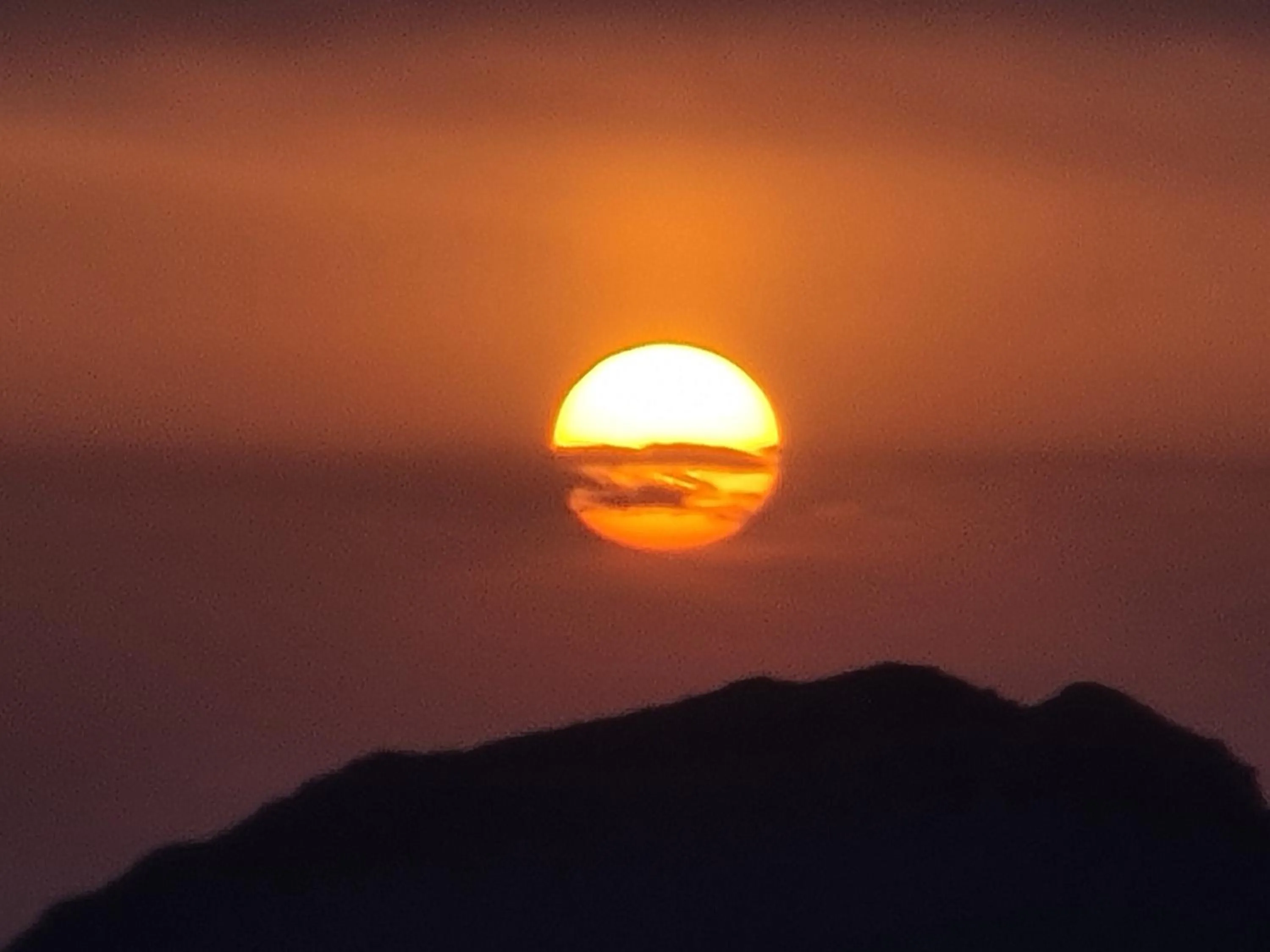 Sunset in Ferme auberge du col de la vaccia