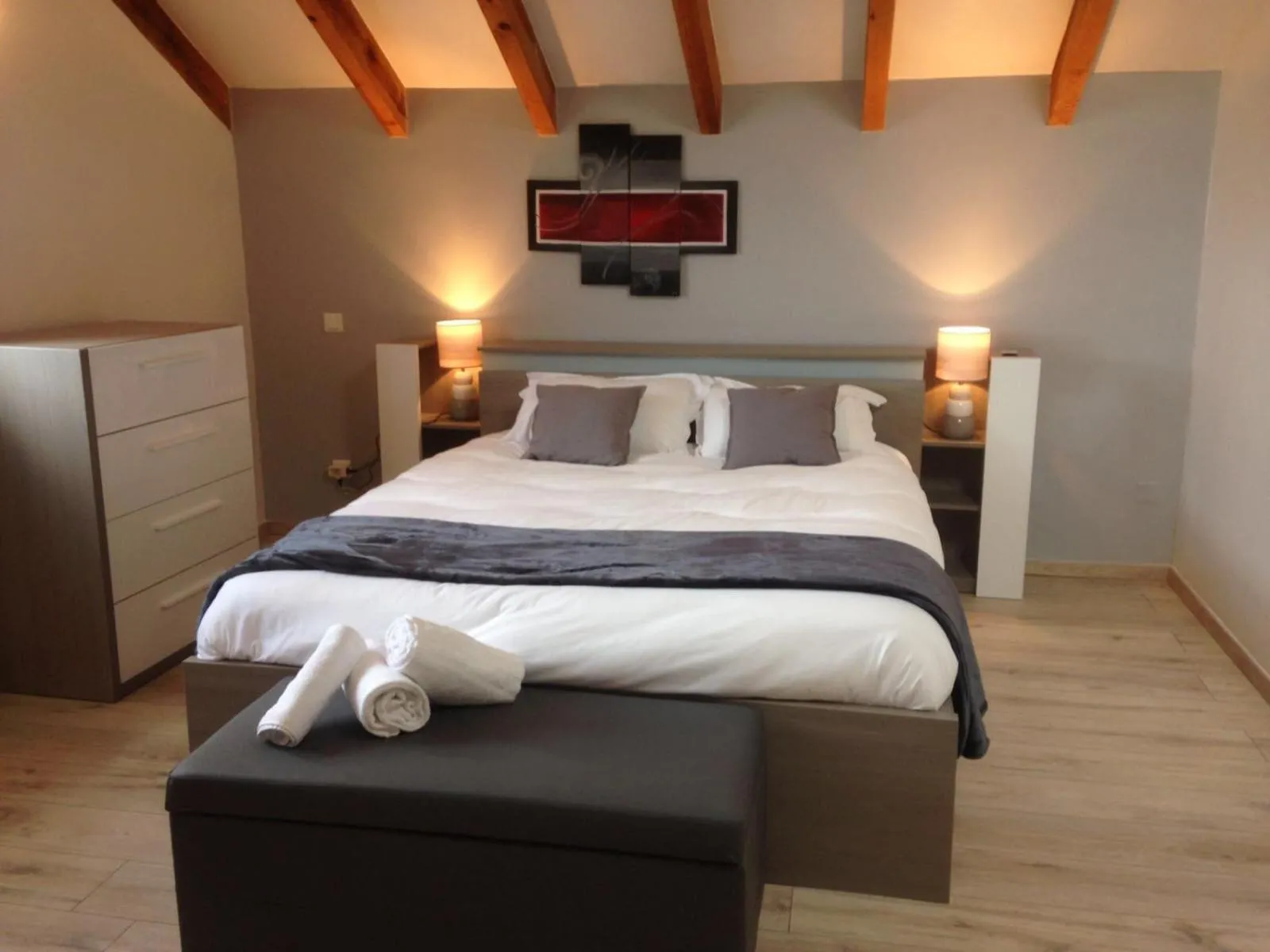 Bedroom, Bed in Ferme auberge du col de la vaccia