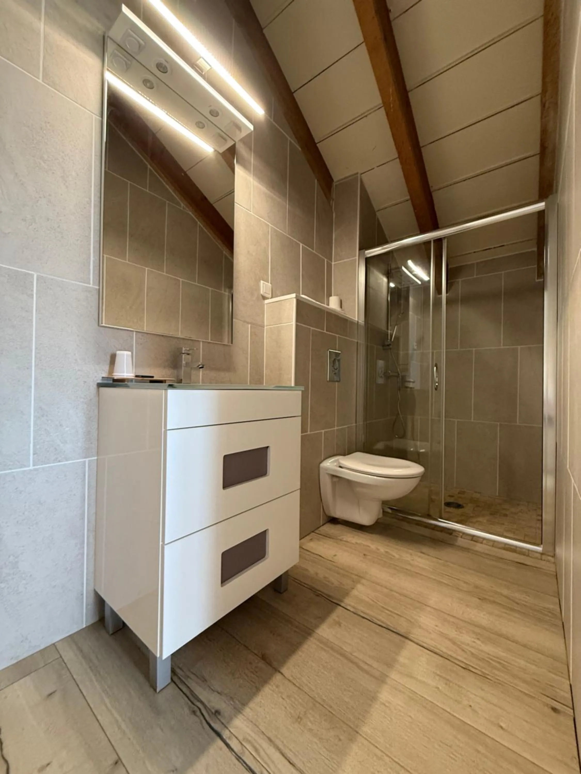 Shower in Ferme auberge du col de la vaccia