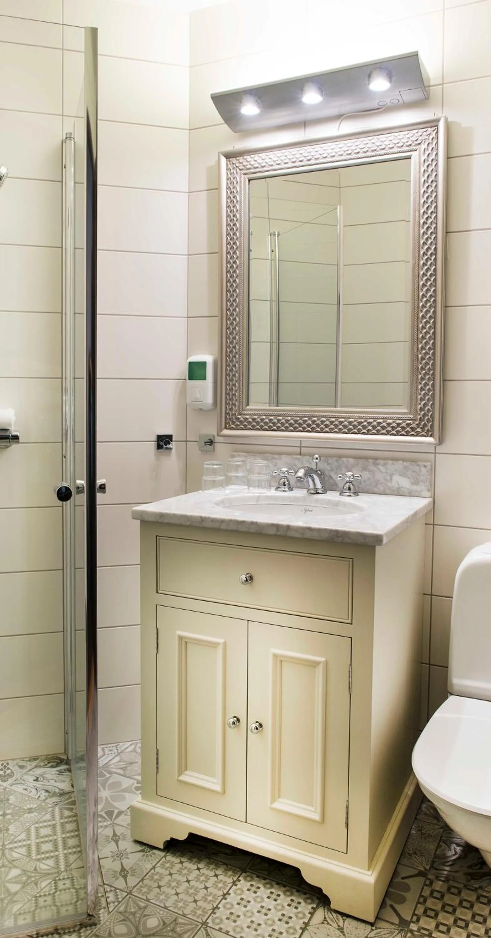 Shower in Flåmsbrygga Hotel