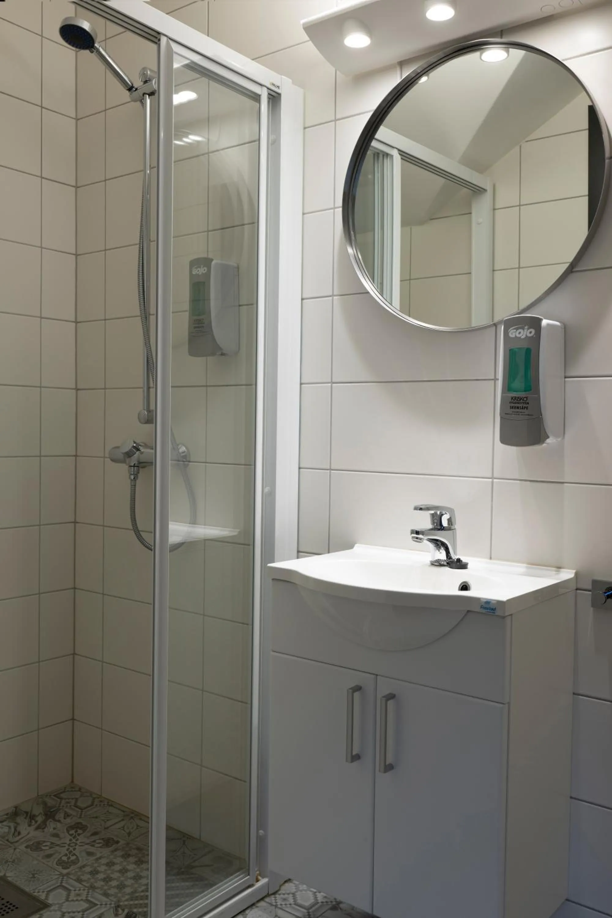 Shower in Flåmsbrygga Hotel