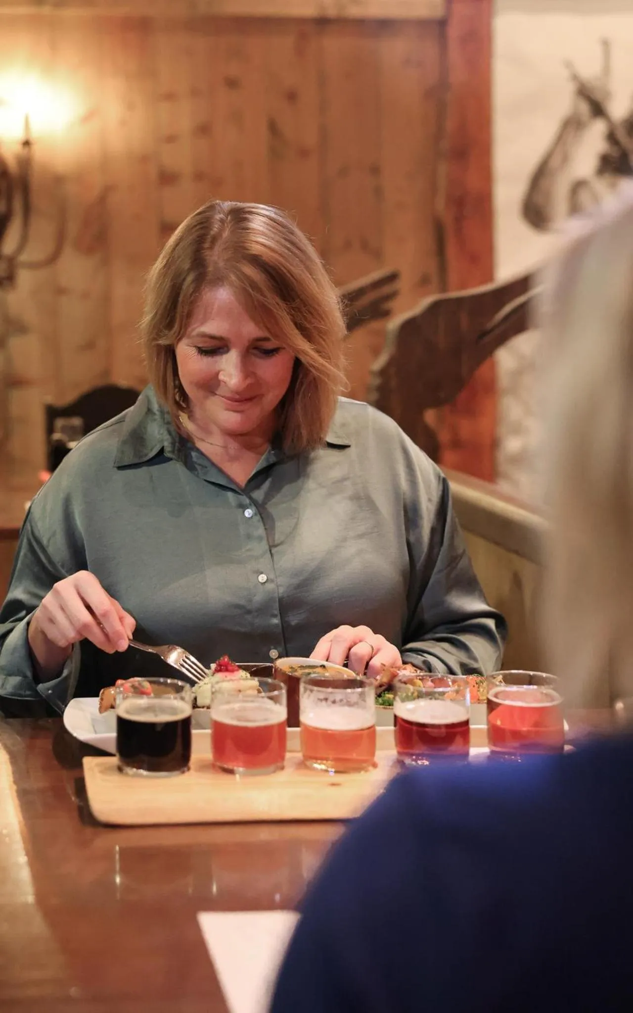 People in Flåmsbrygga Hotel