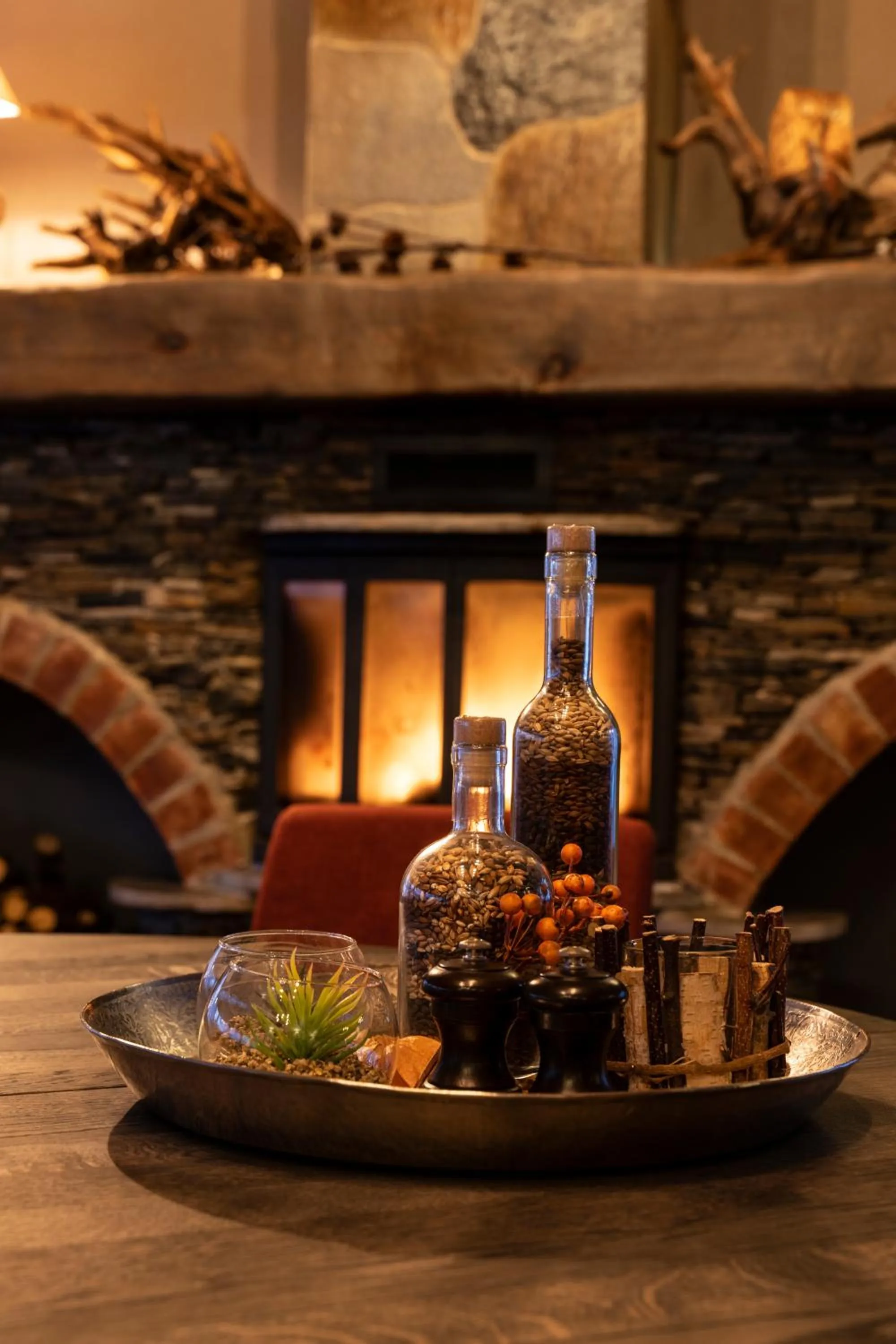 Decorative detail in Flåmsbrygga Hotel